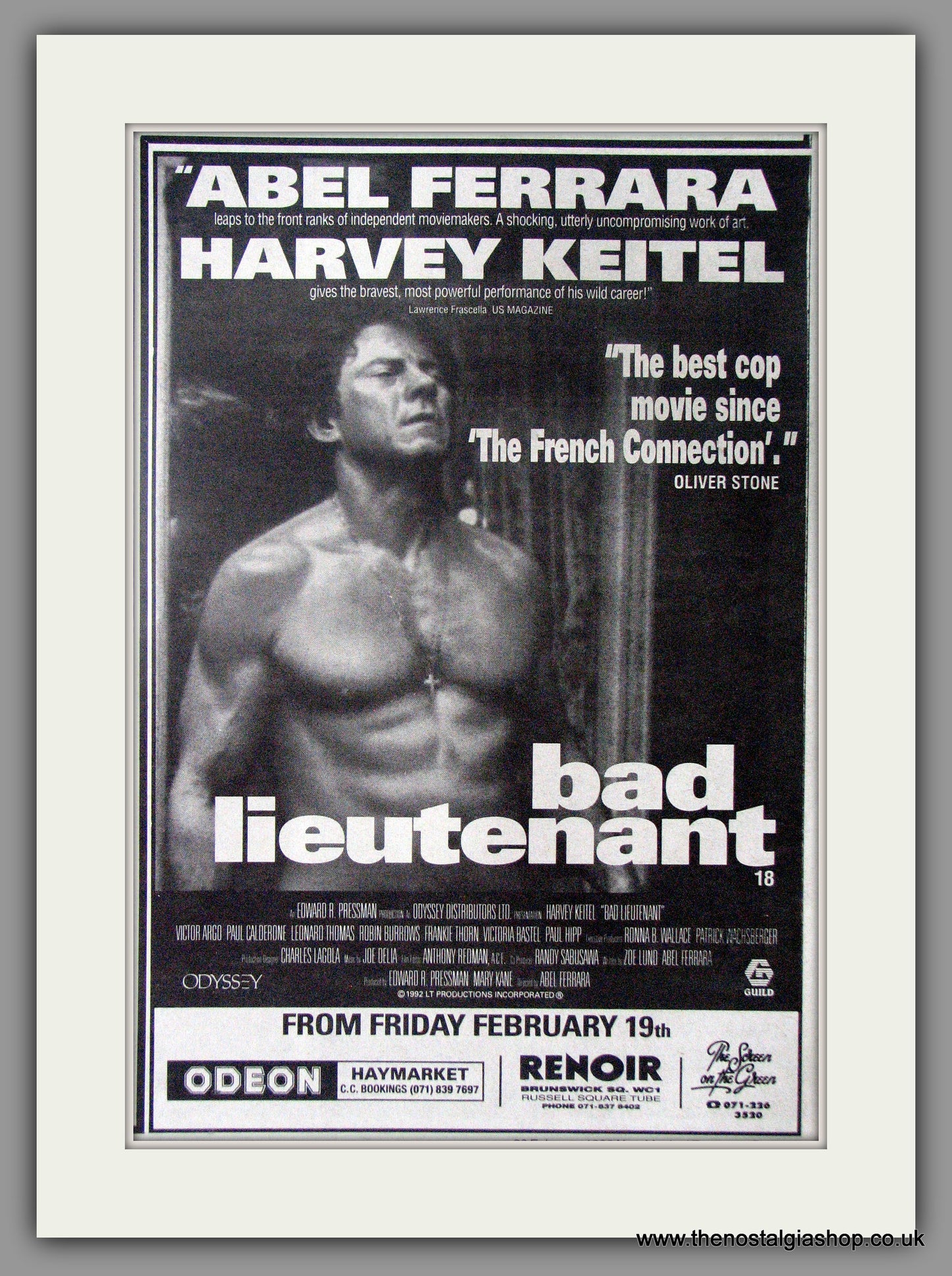 Bad Lieutenant. Original Advert 1993 (ref AD50589)