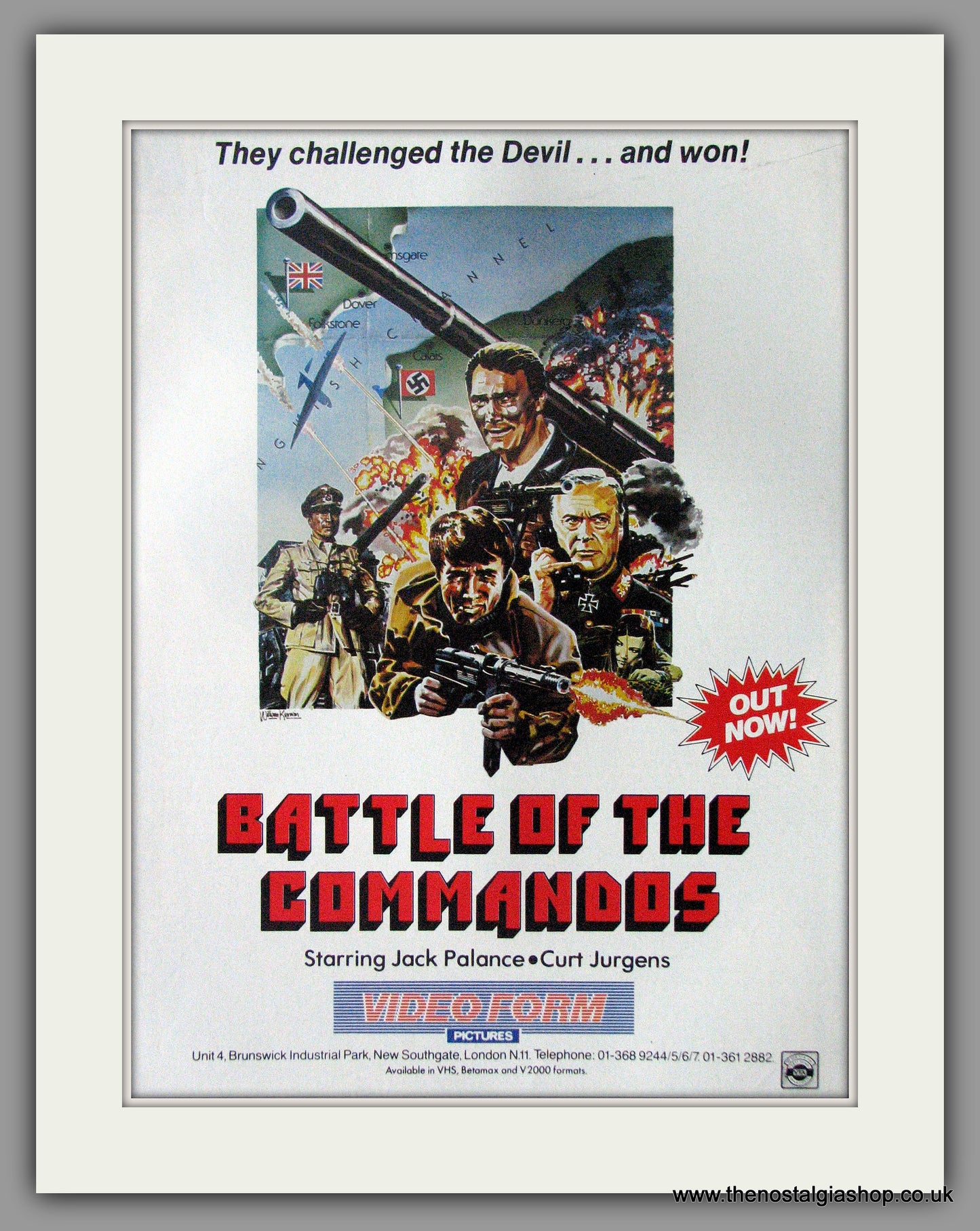 Battle Of The Commandos. Original Advert 1982 (ref AD50592)