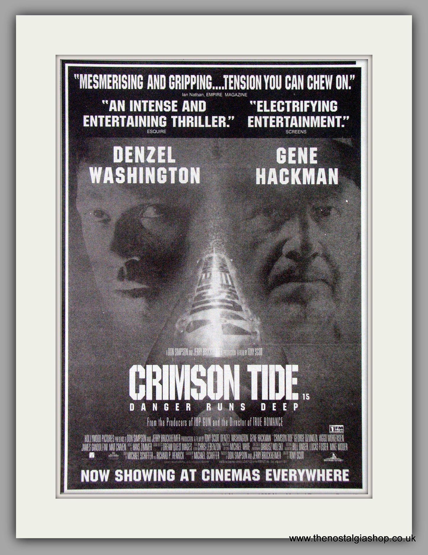 Crimson Tide. Original Advert 1995 (ref AD50610)
