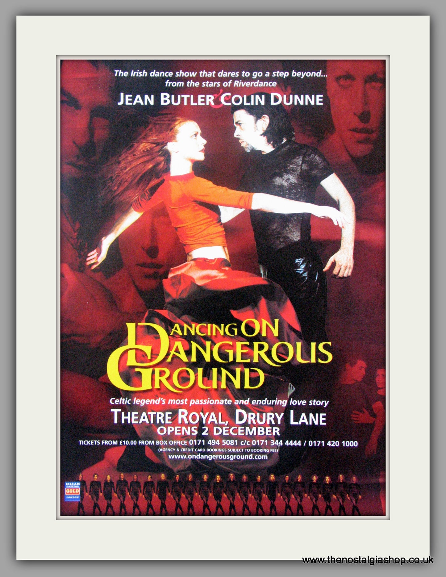 Dancing On Dangerous Ground. Original advert 2000 (AD50669)