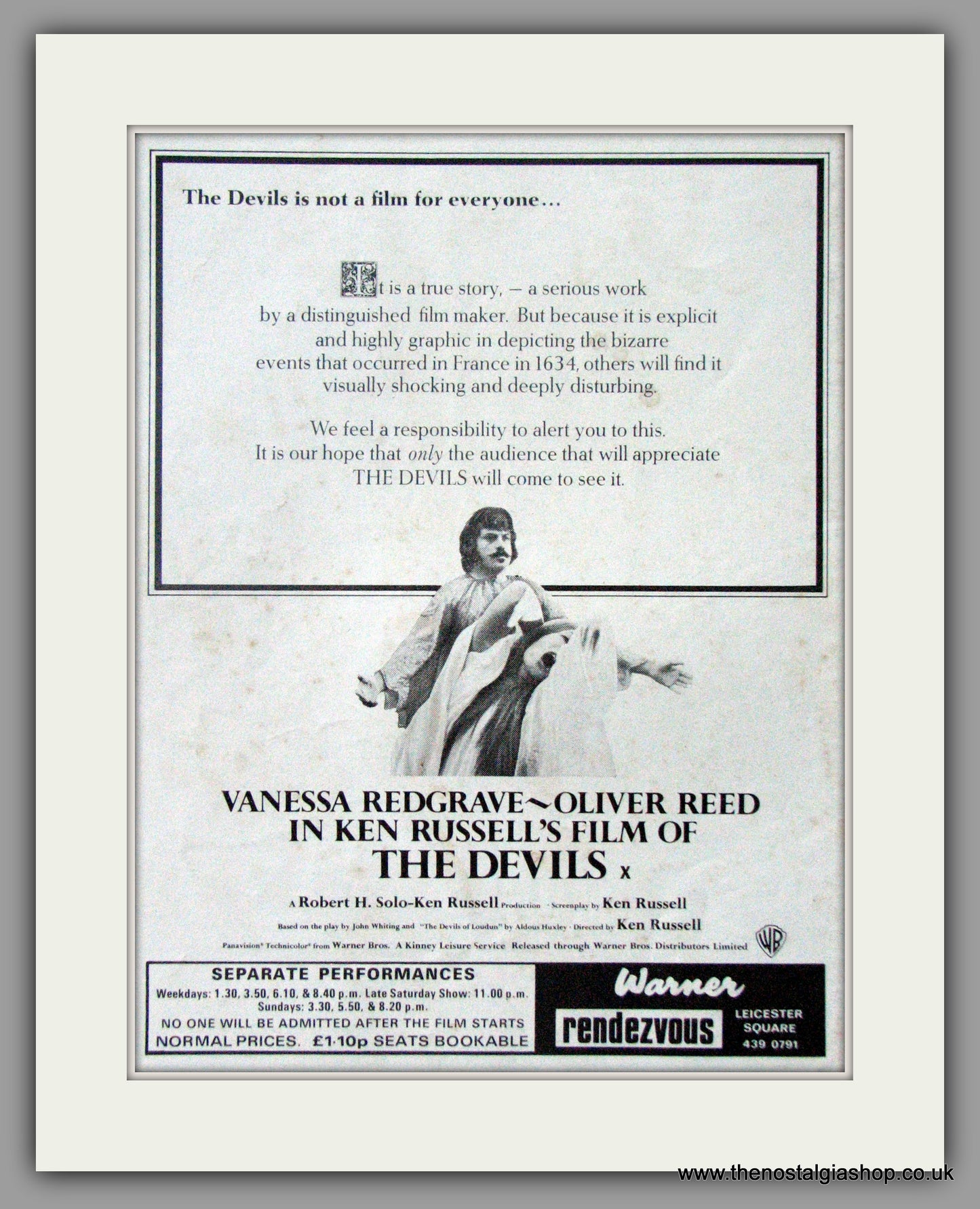 Devils (The). Original advert 1971 (AD50681)