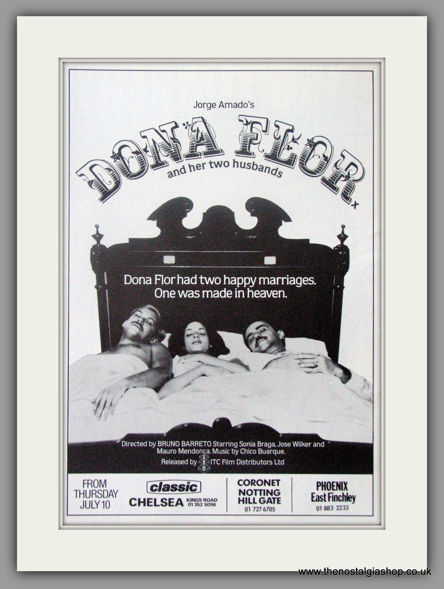 Dona Flor And Her Two Husbands. Original advert 1980 (AD50685)