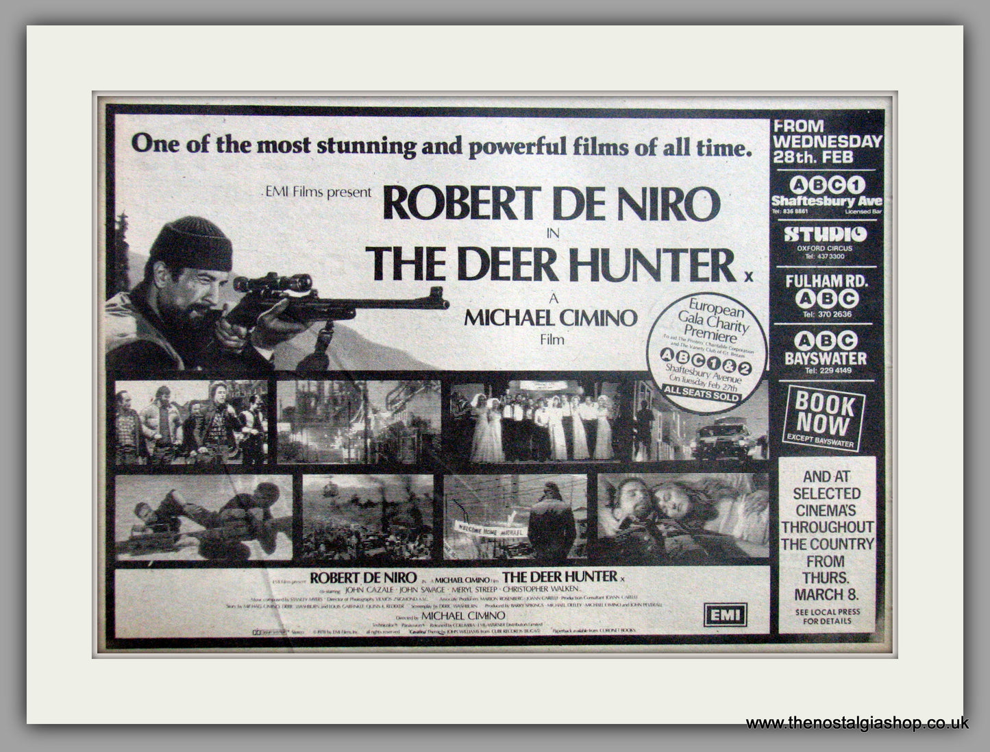 Deer Hunter (The). Original Advert 1979 advert (AD50698)