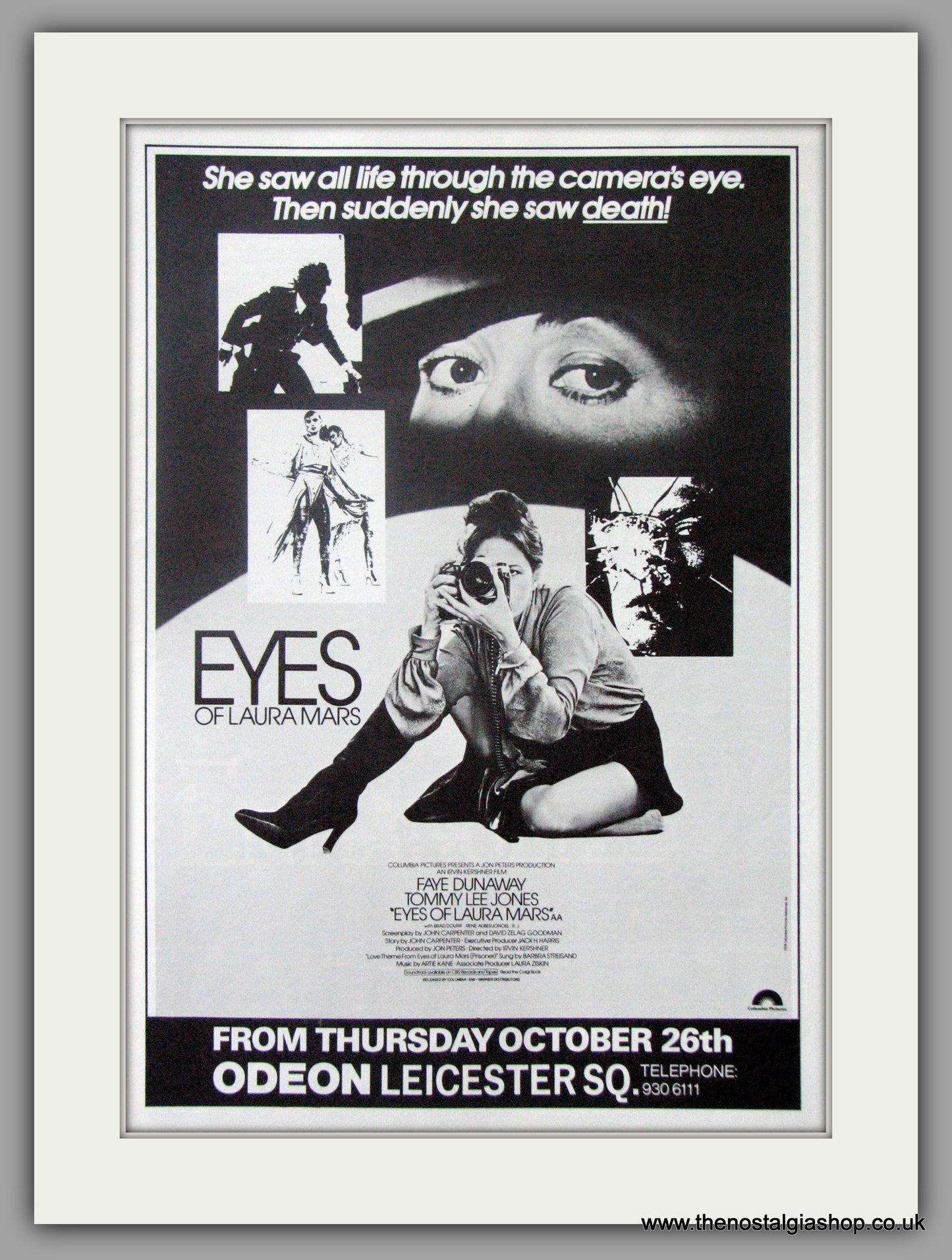 Eyes Of Laura Mars. Original Advert 1978 advert (AD50716)