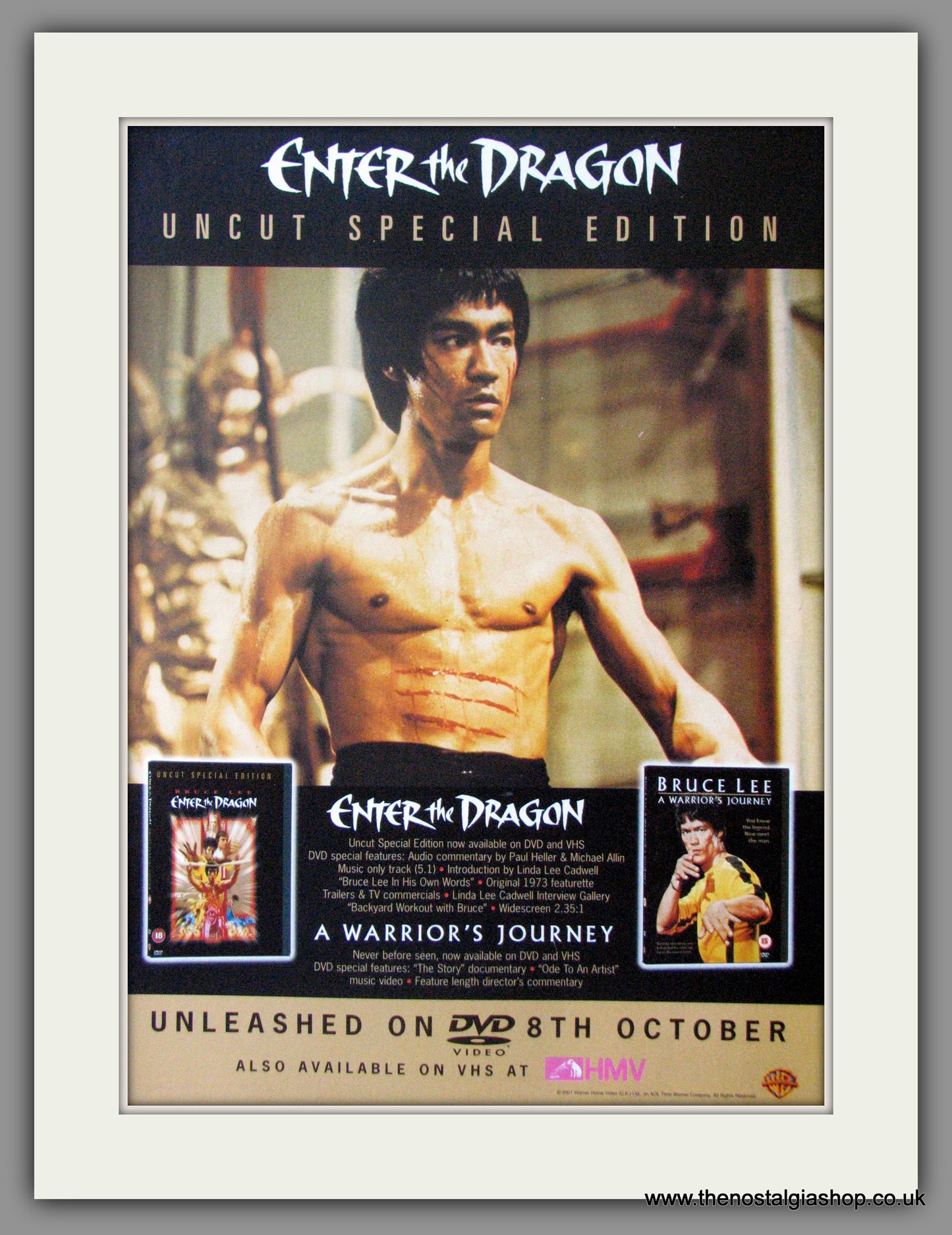 Enter The Dragon. Original Advert 2001 (AD50726)