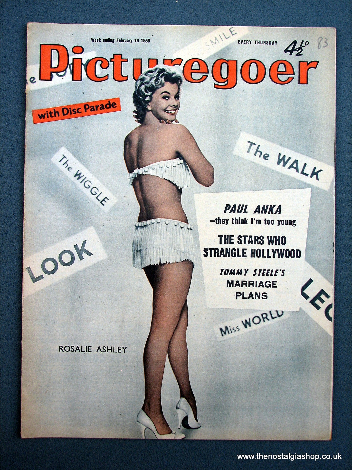 Picturegoer Magazine. Lot of 4 From 1959. (M185)