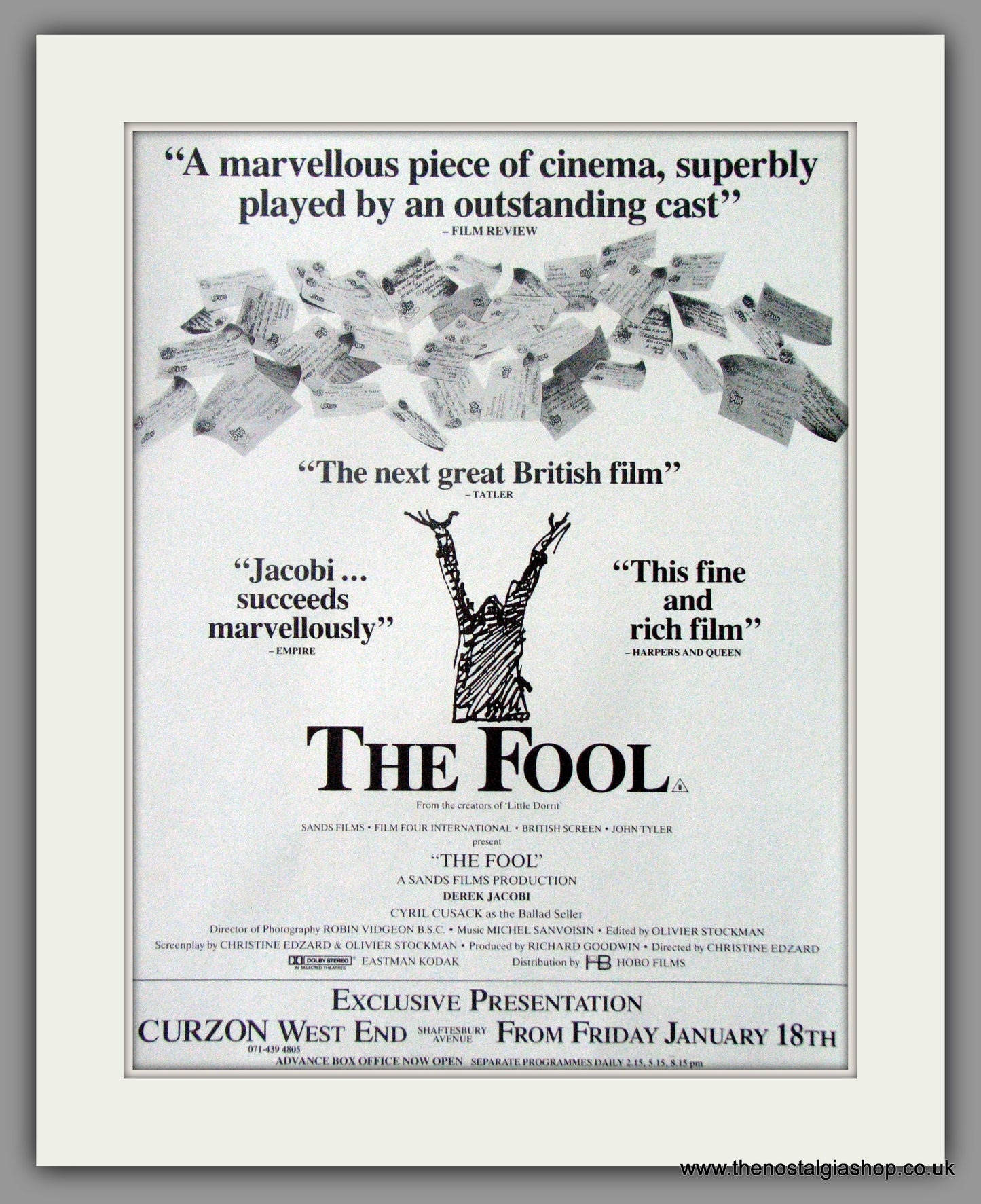 Fool (The). Original Advert 1991 (AD50736)