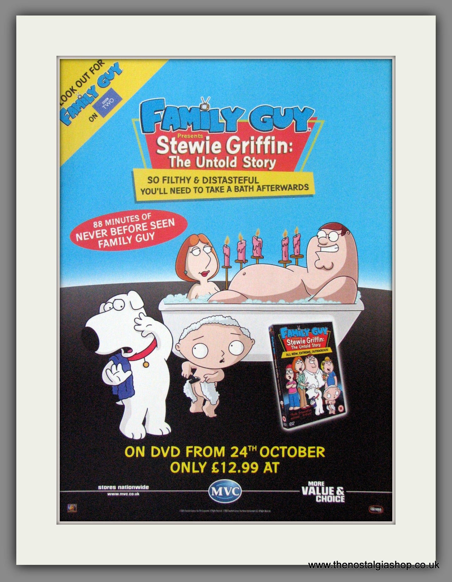 Family Guy Stewie Griffin. Original Advert 2005 (AD50737)