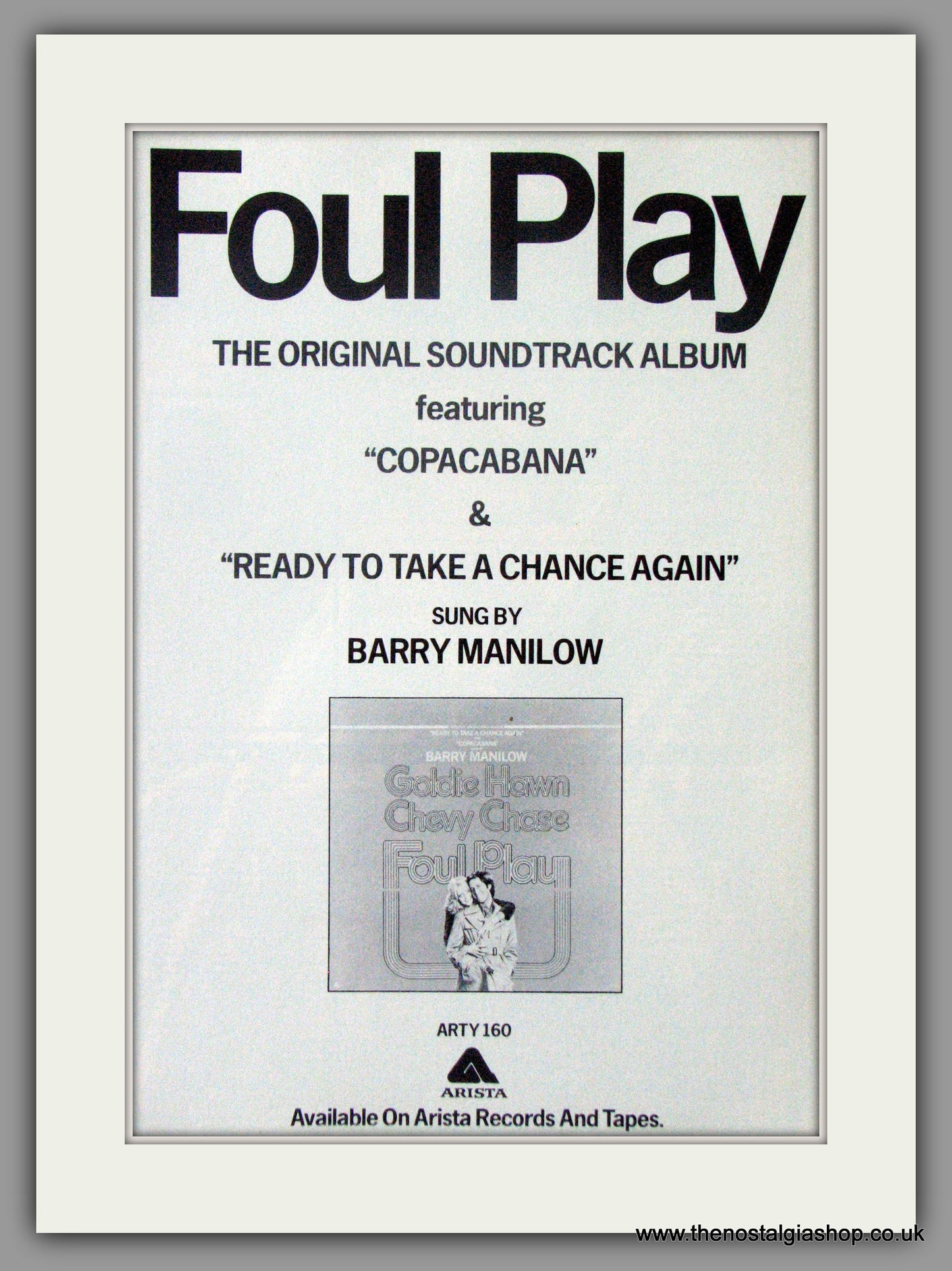 Foul Play. Original Advert 1979 (AD50738)