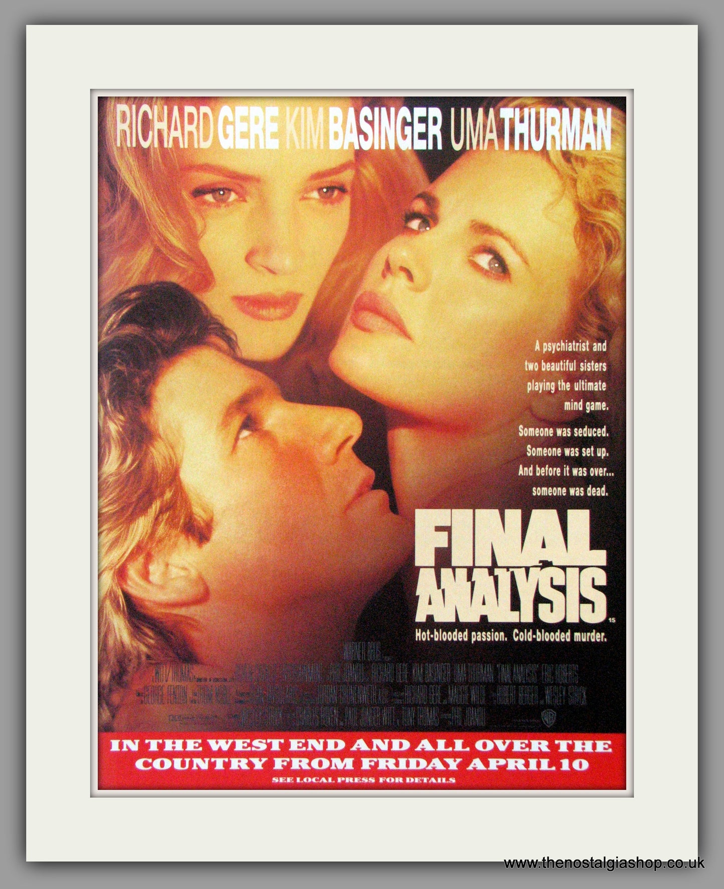 Final Analysis. Original Advert 1992 (AD50744)