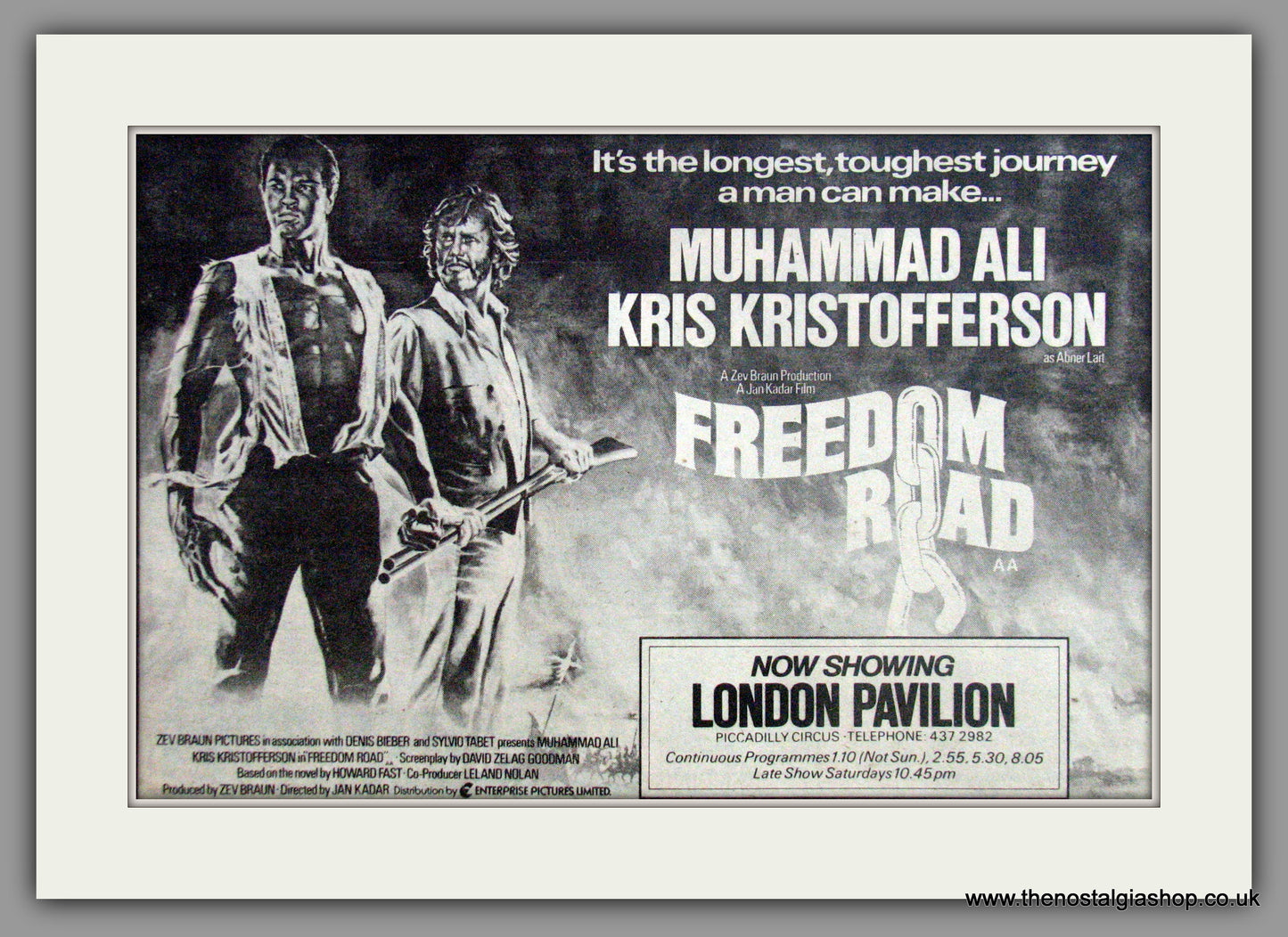 Freedom Road. Original Advert 1980 (ref AD50774)