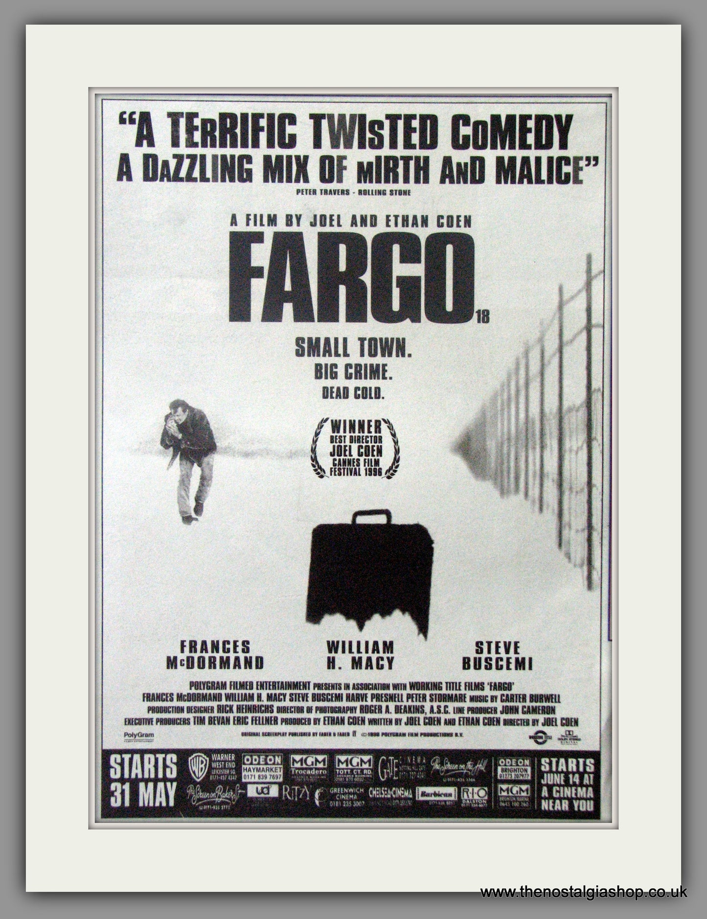 Fargo. Original Advert 1996 (ref AD50780)