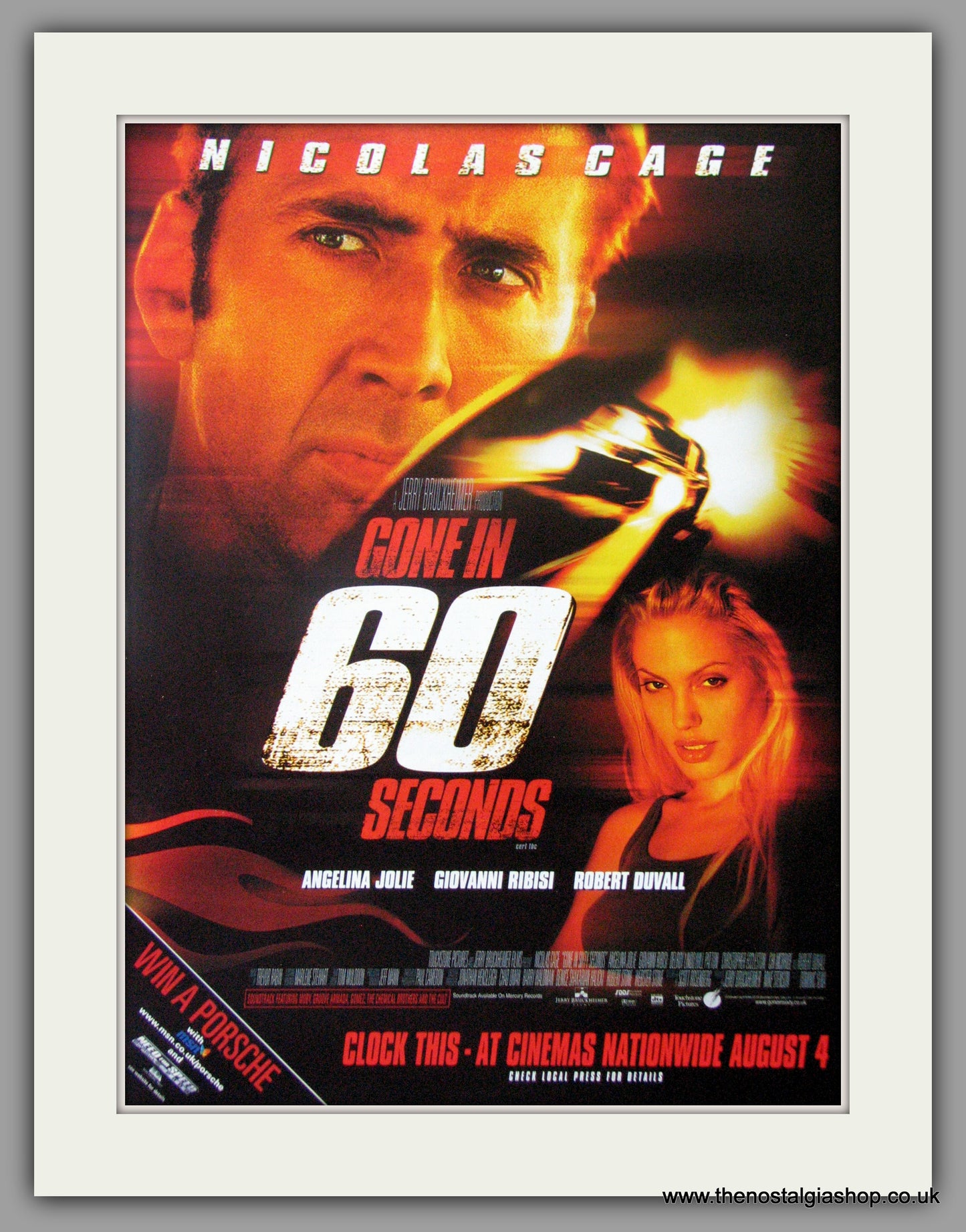 Gone In 60 Seconds. Original Advert 2000 (ref AD50796)