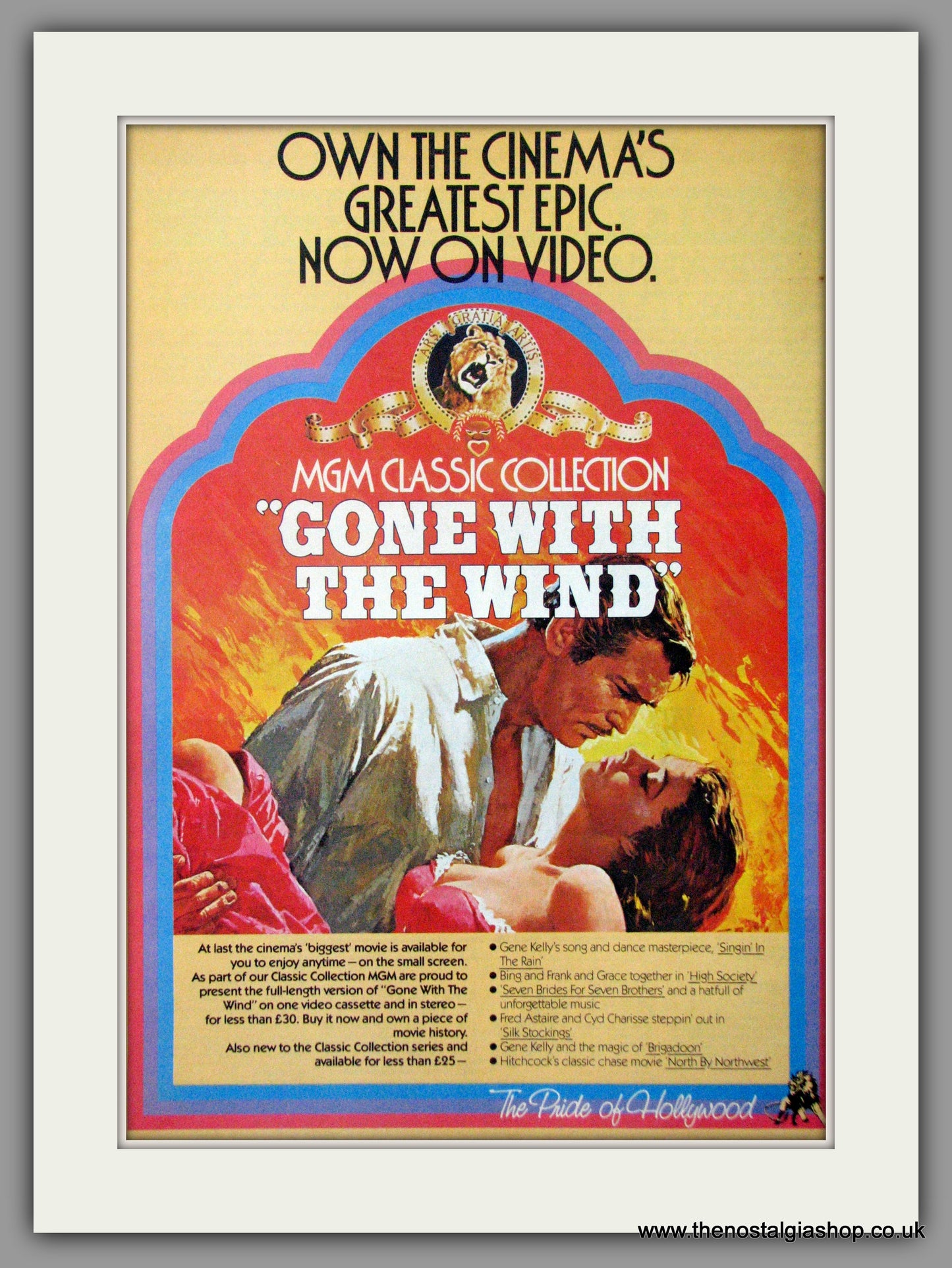 Gone With The Wind. Original Advert 1983 (ref AD50804)