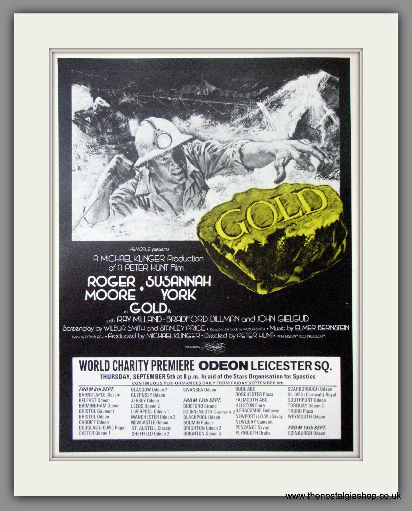 Gold. Original Advert 1974 (ref AD50814)