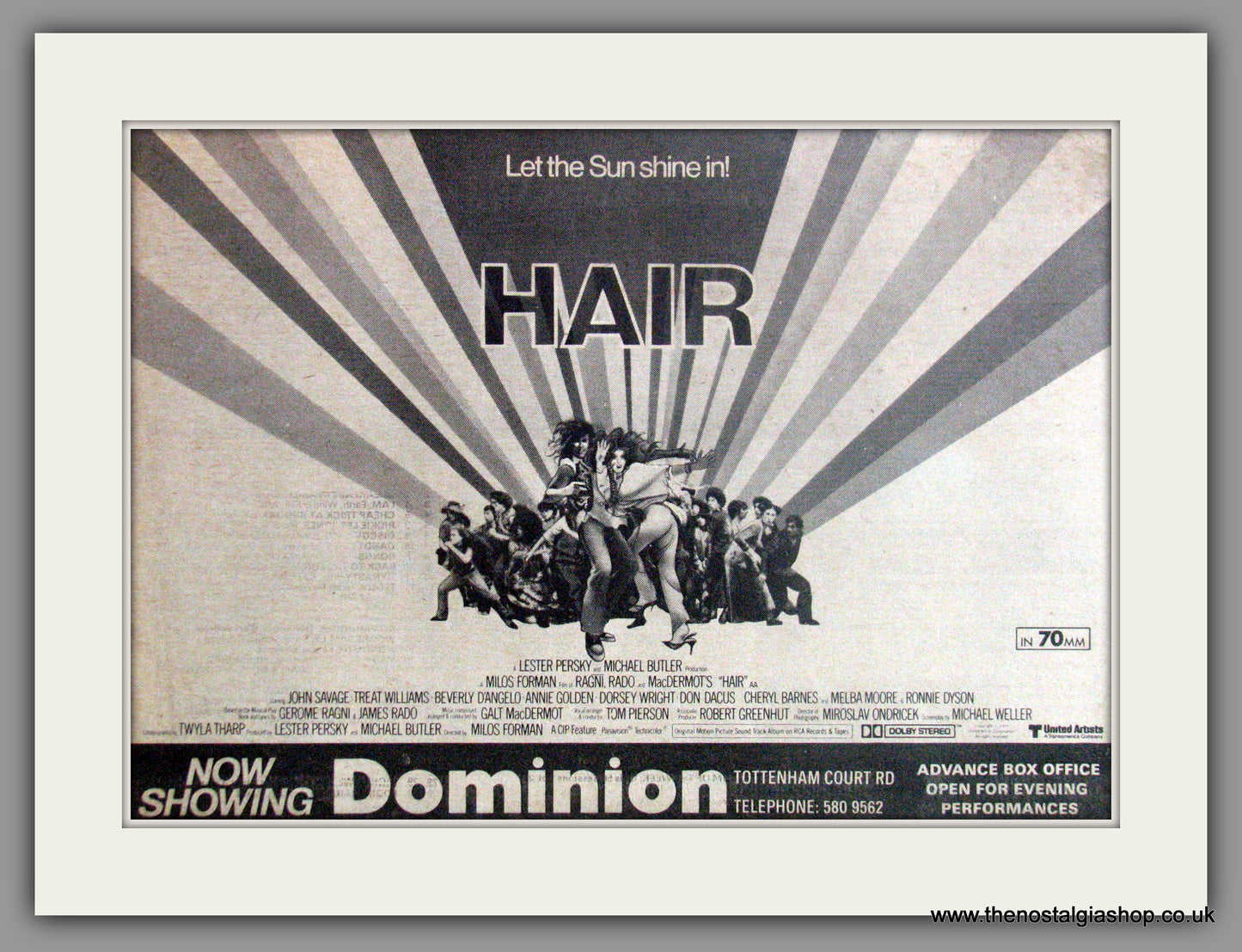 Hair. Vintage Advert 1979 (ref AD50862)