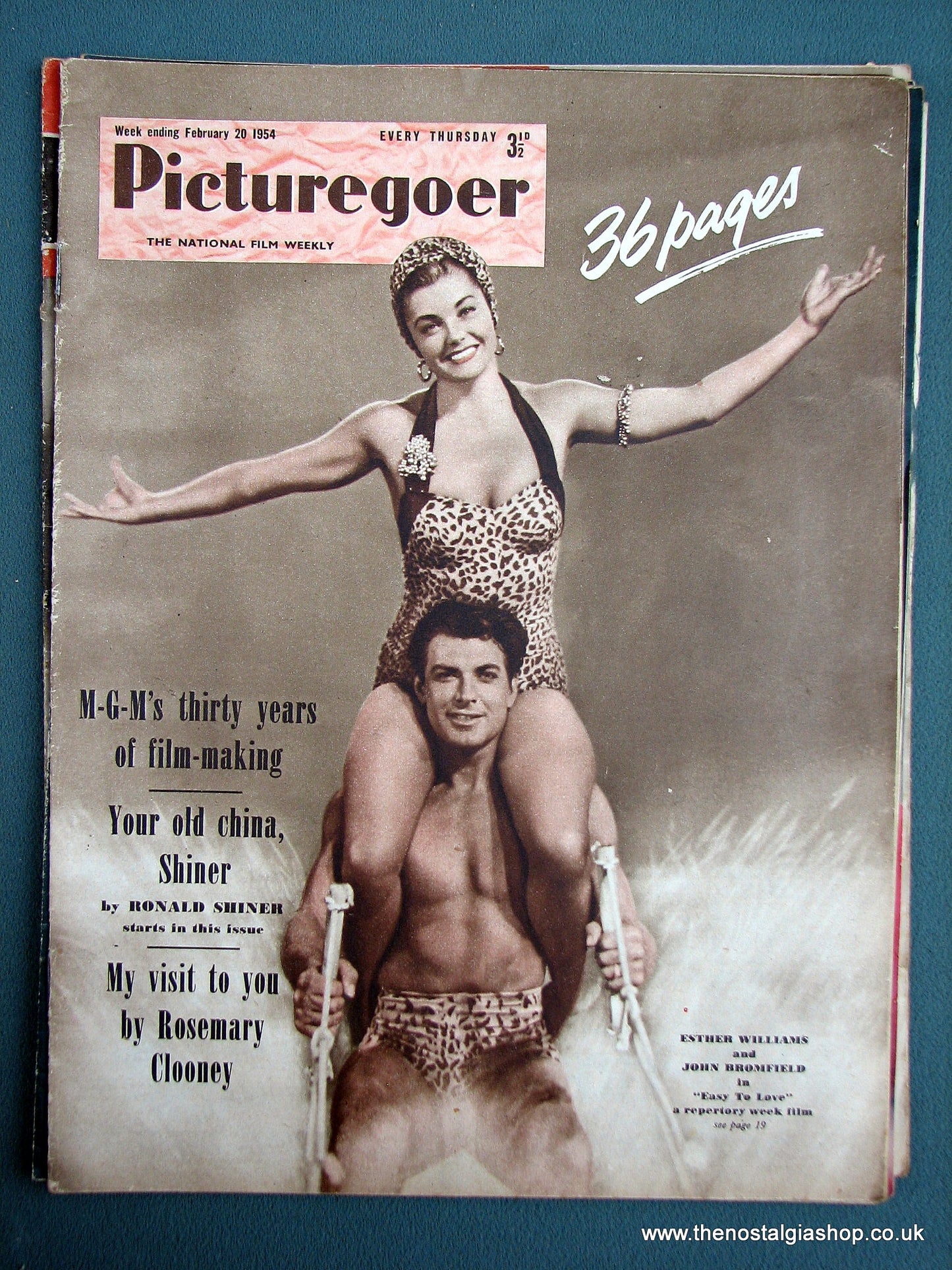 Esther Williams. Picturegoer Magazine. Feb 1954. (M228)