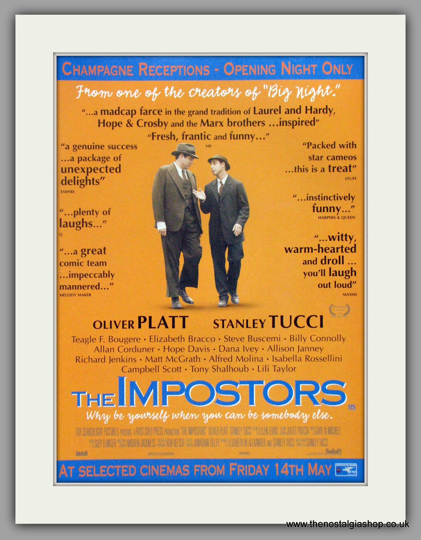 Impostors (The) Vintage Advert 2001 (ref AD50876)