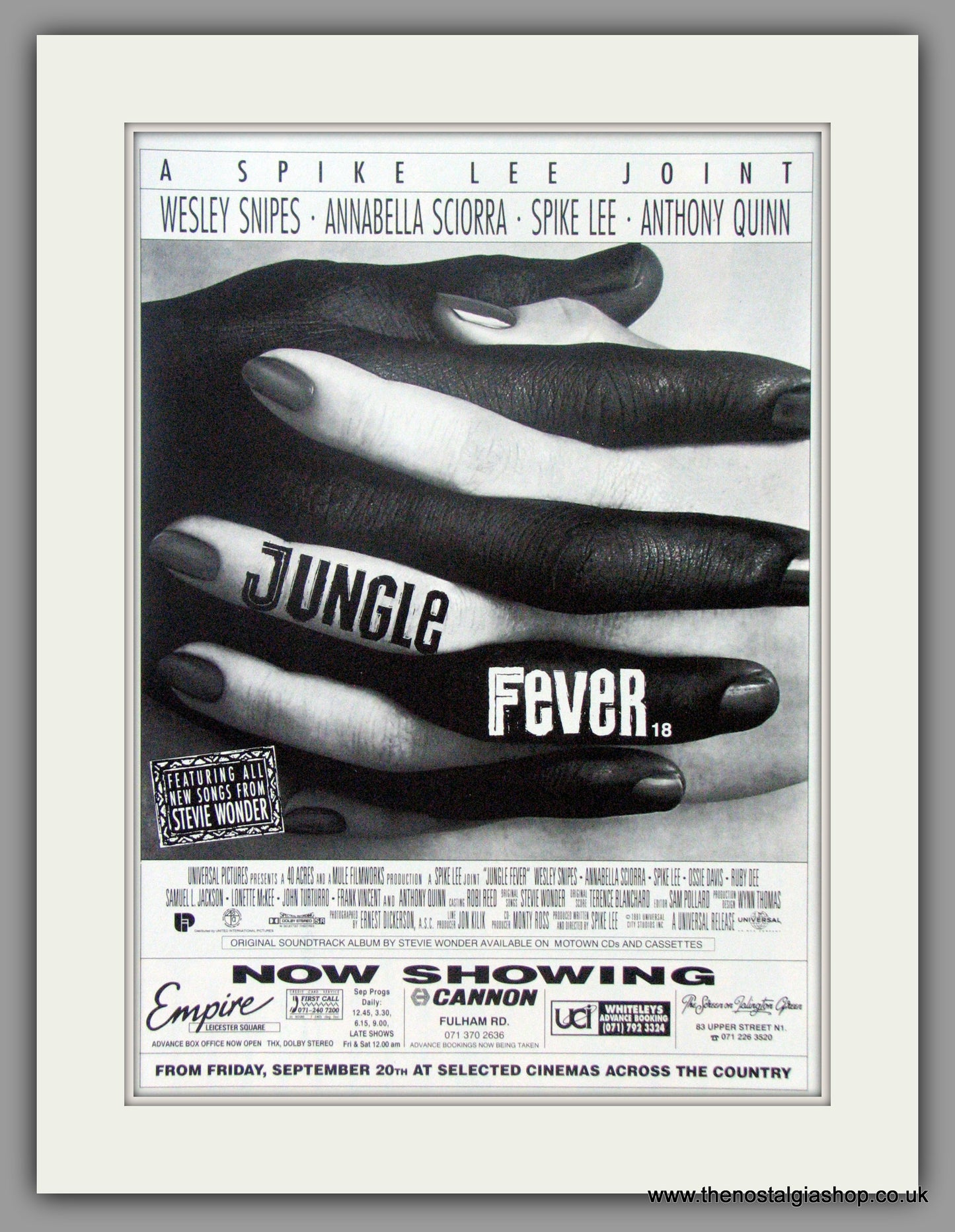 Jungle Fever. 1991 Original Advert (ref AD50932)