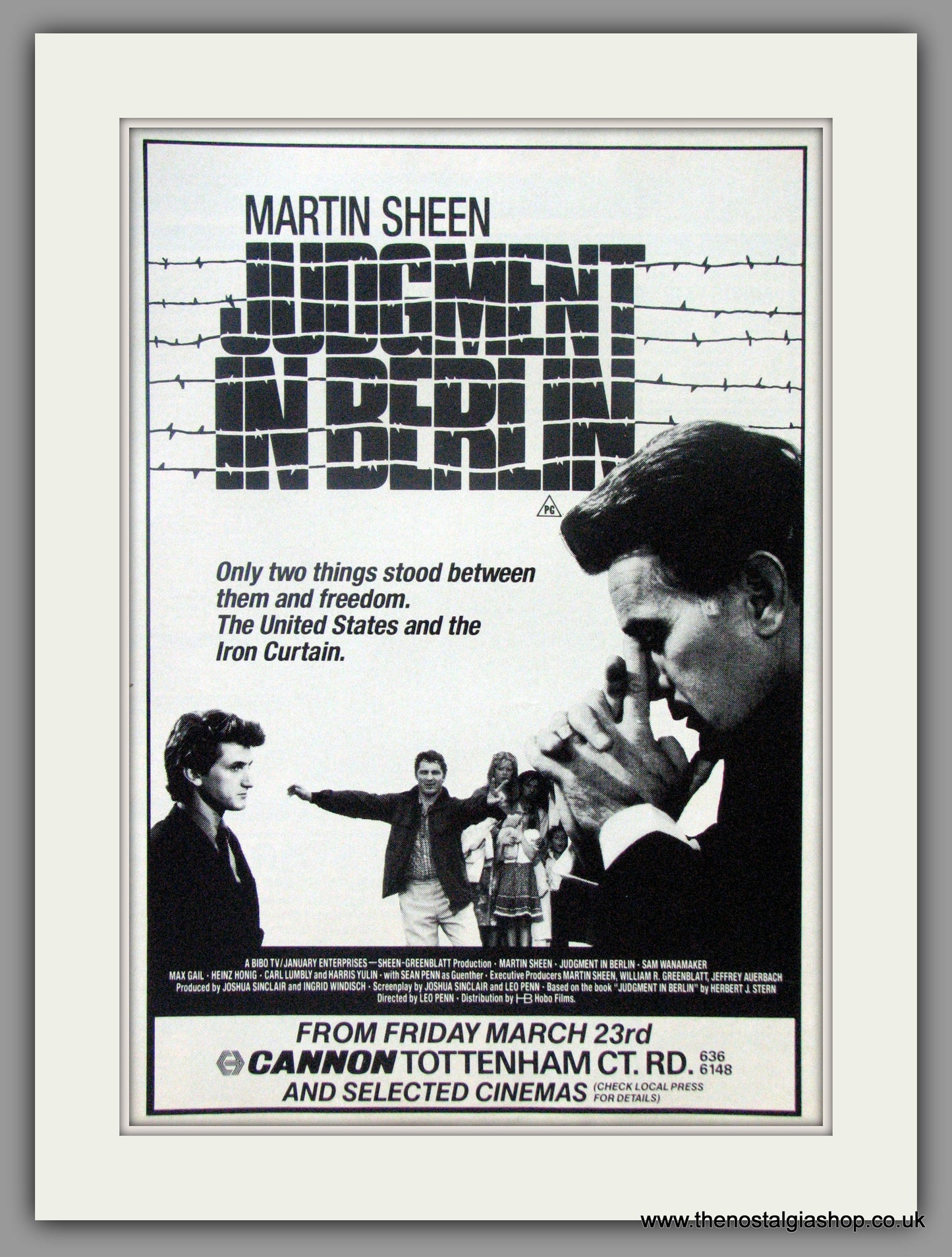 Judgment In Berlin. Original Advert 1990 (ref AD50934)