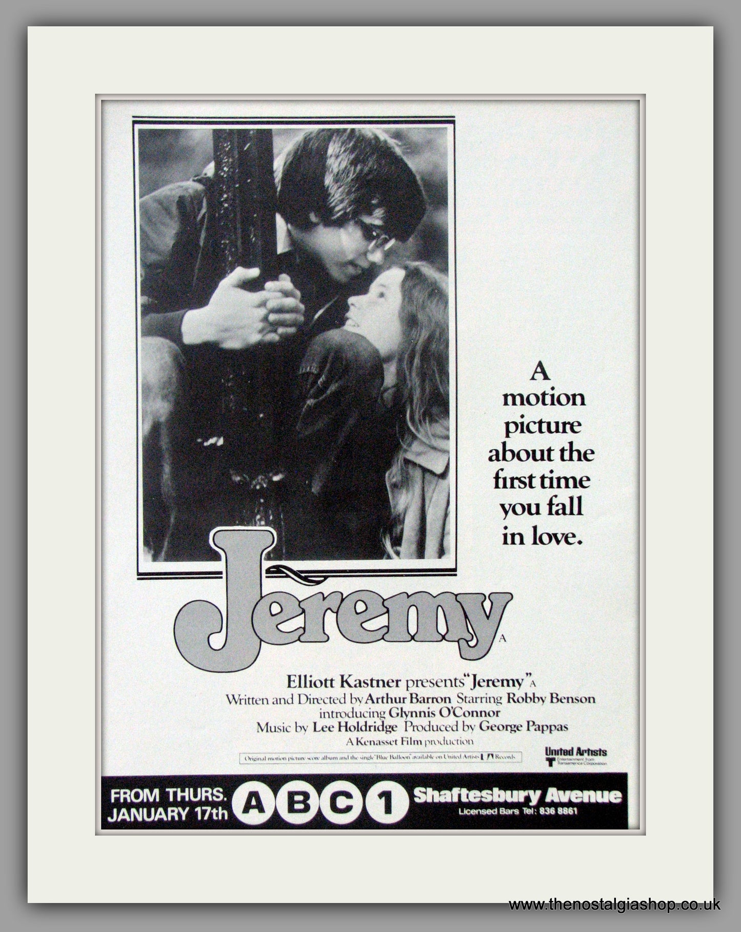 Jeremy. Original Advert 1974 (ref AD50935)