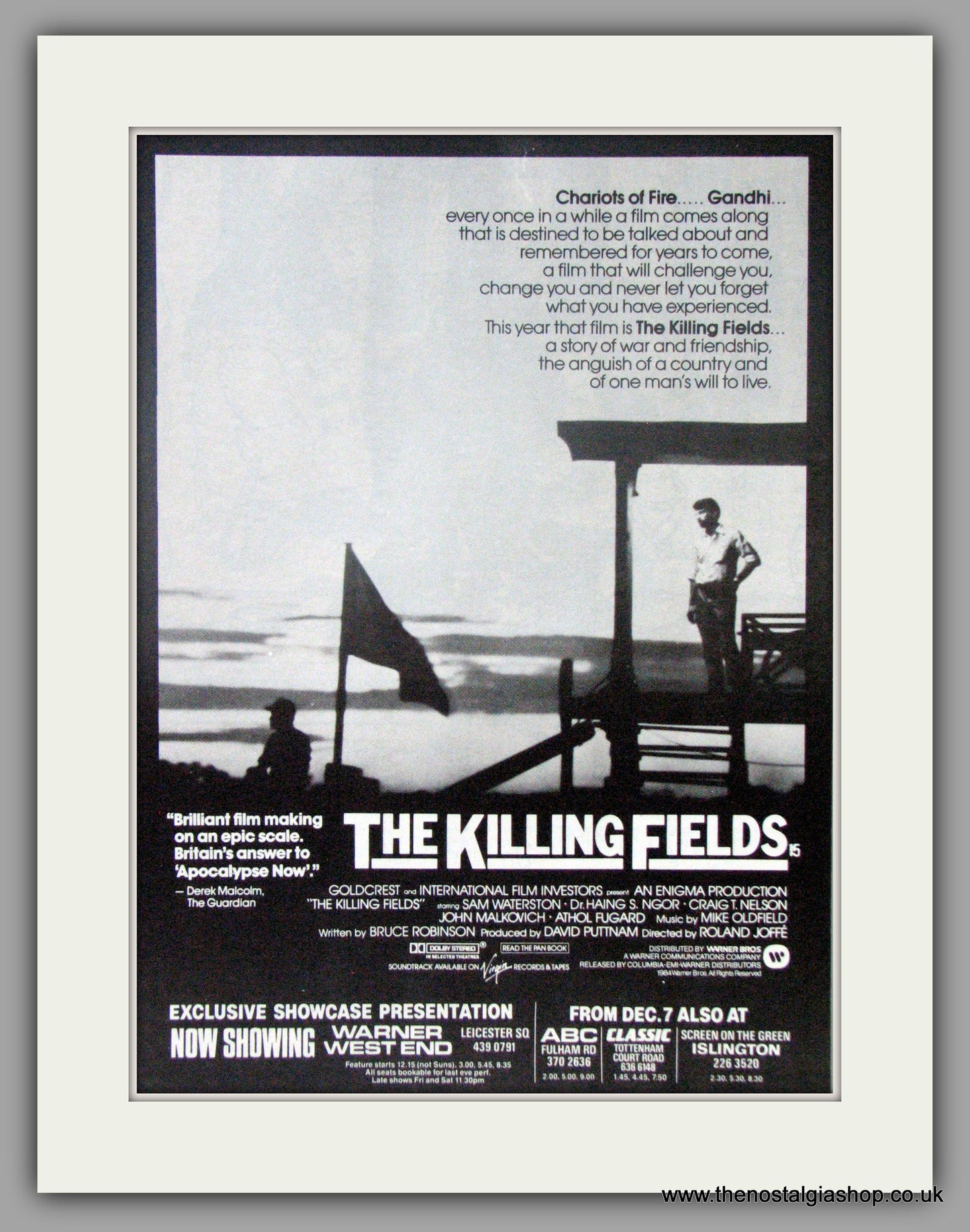 Killing Fields (The). Original Advert 1984 (ref AD50949)