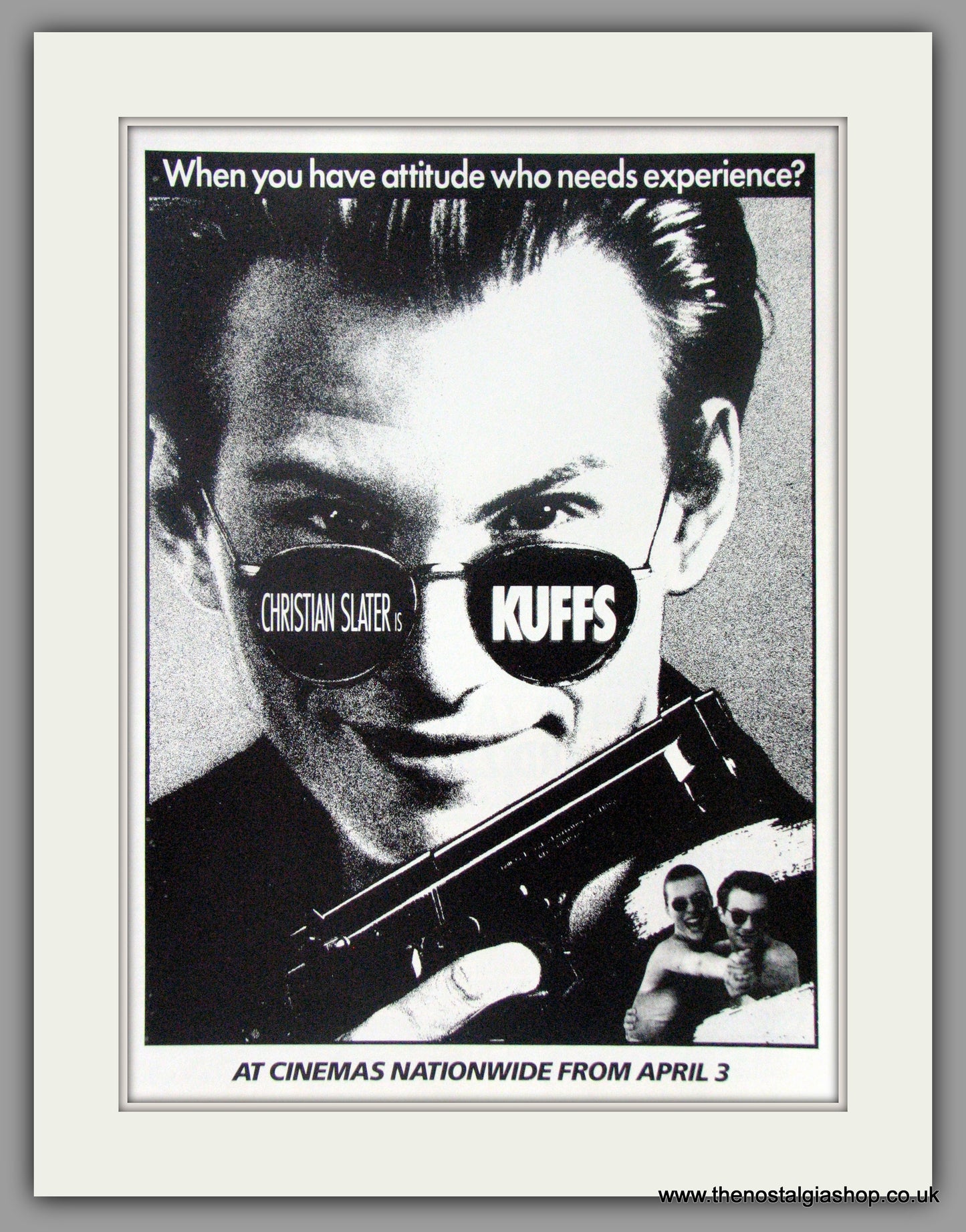Kuffs. Original Advert 1992 (ref AD50942a)