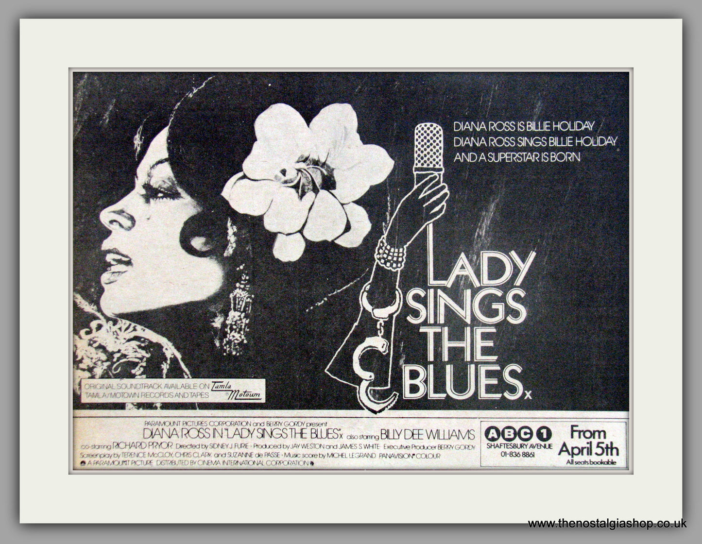 Lady Sings The Blues. Original Advert 1973 (ref AD51059)