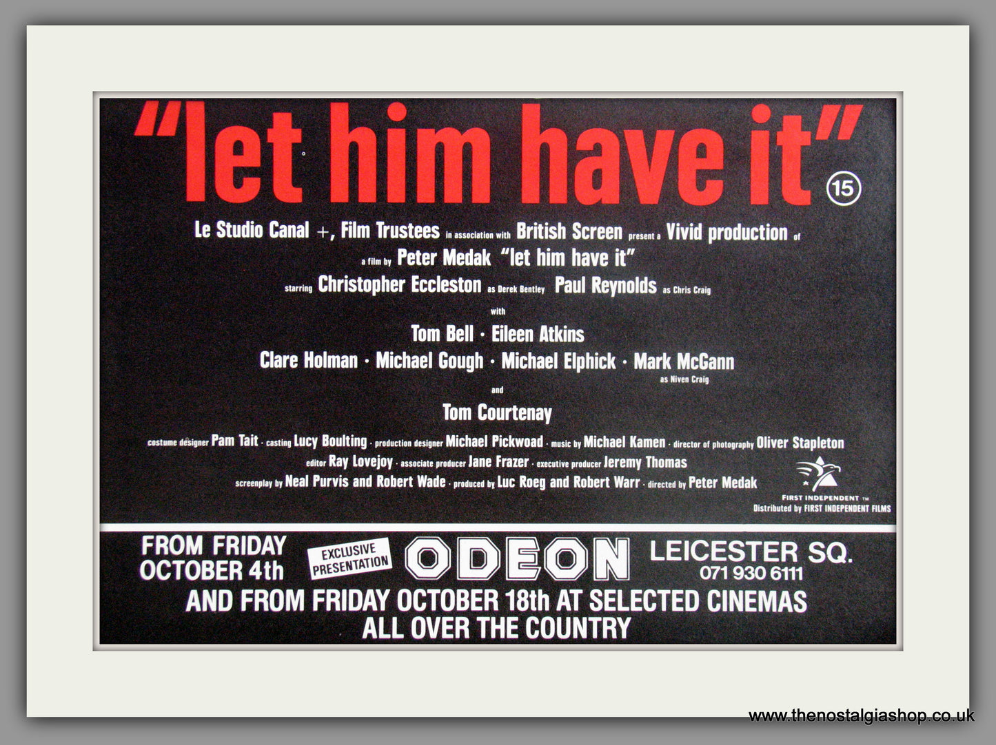 Let Him Have It. Original Advert 1991 (ref AD51067)