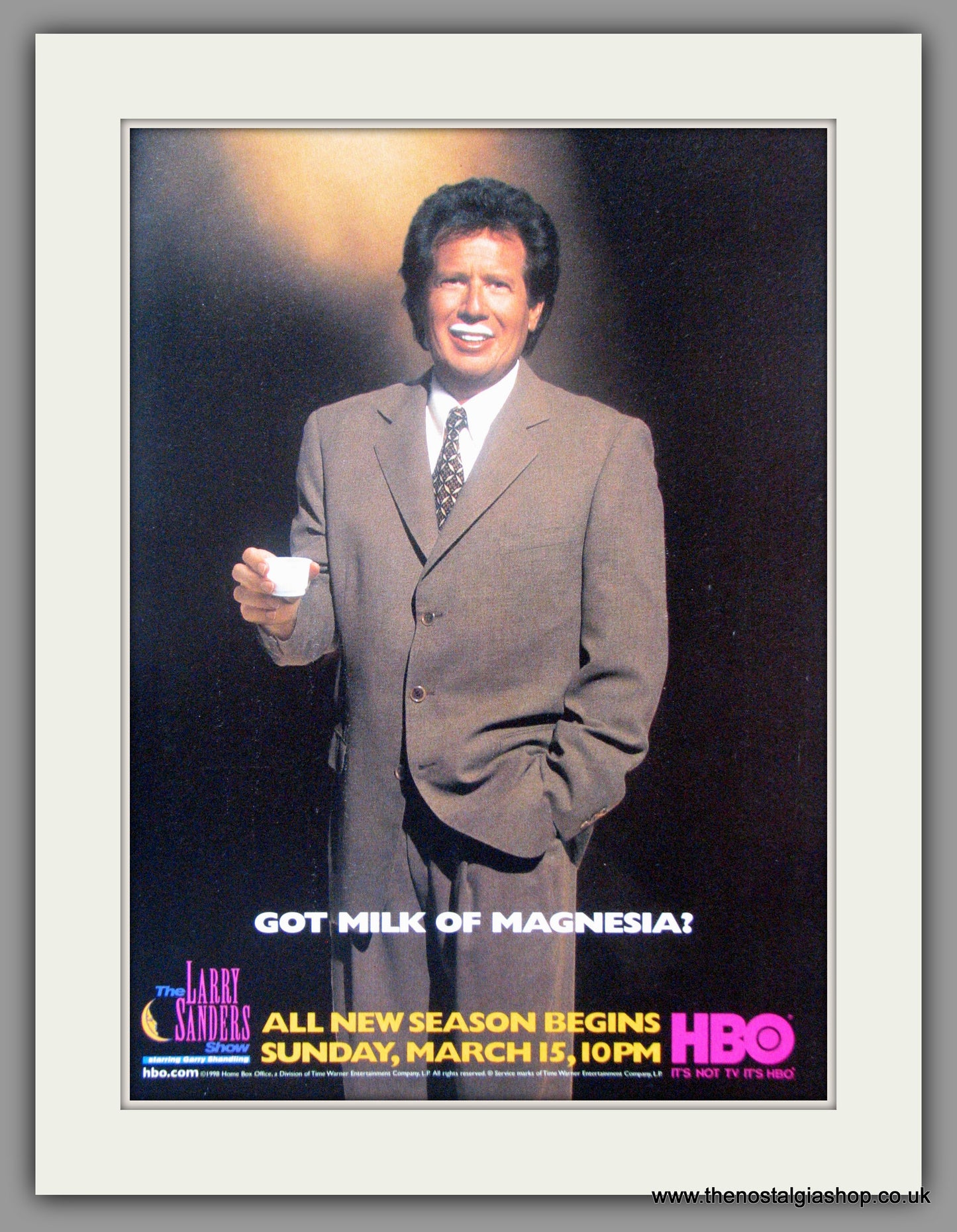 Larry Sanders Show (The). Vintage Advert 1998 (ref AD51183)