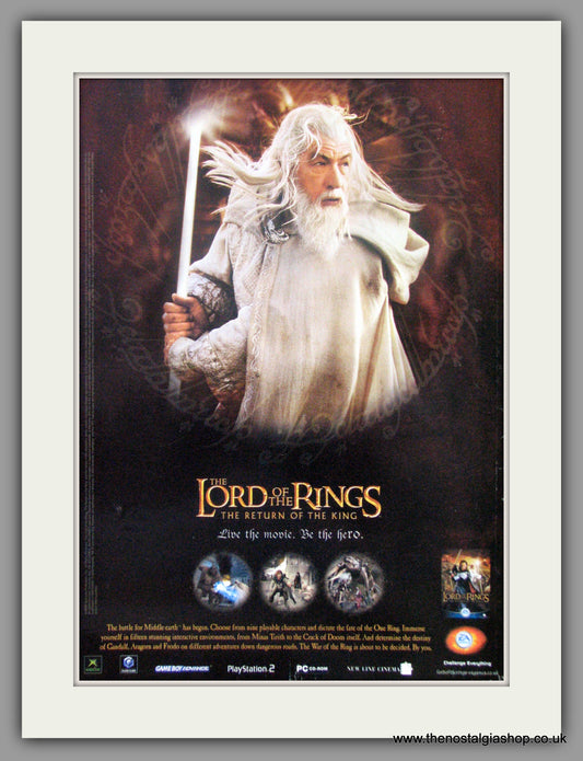 Lord Of The Rings. The Return of The King. Vintage Advert 2003 (ref AD51186)