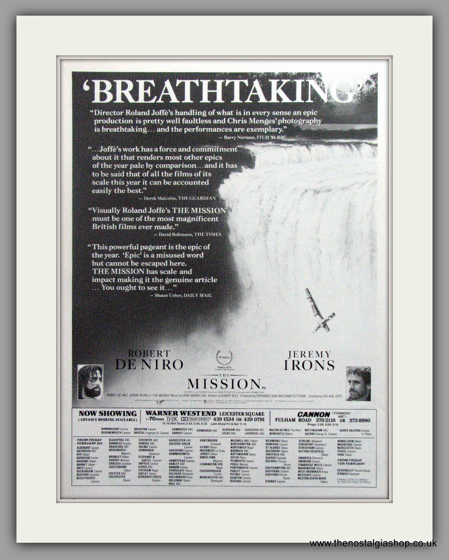 Mission (The). Vintage Advert 1987 (ref AD51195)