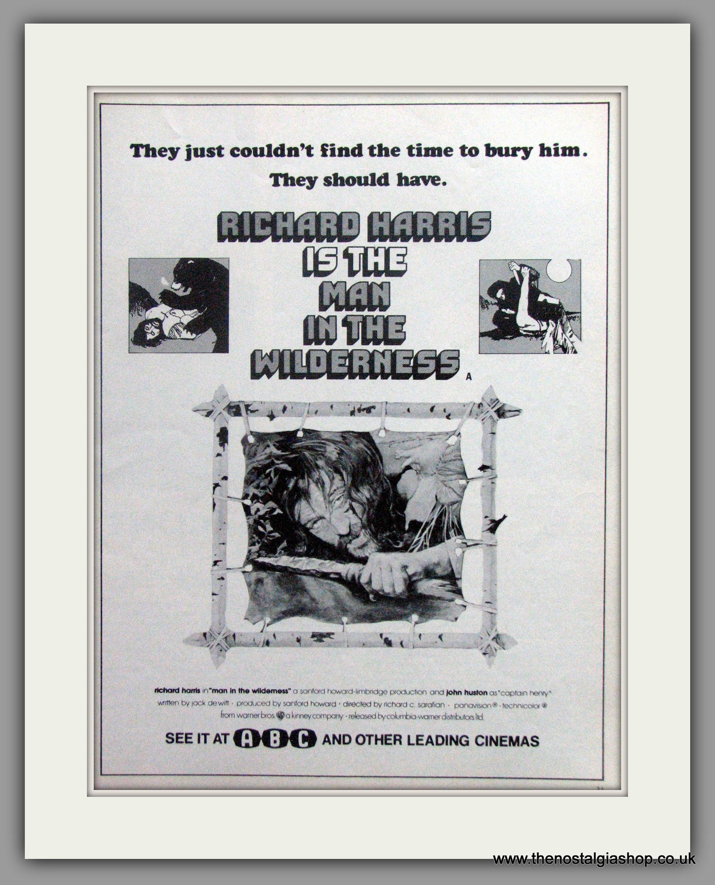 Man In The Wilderness (The). Vintage Advert 1972 (ref AD51199)