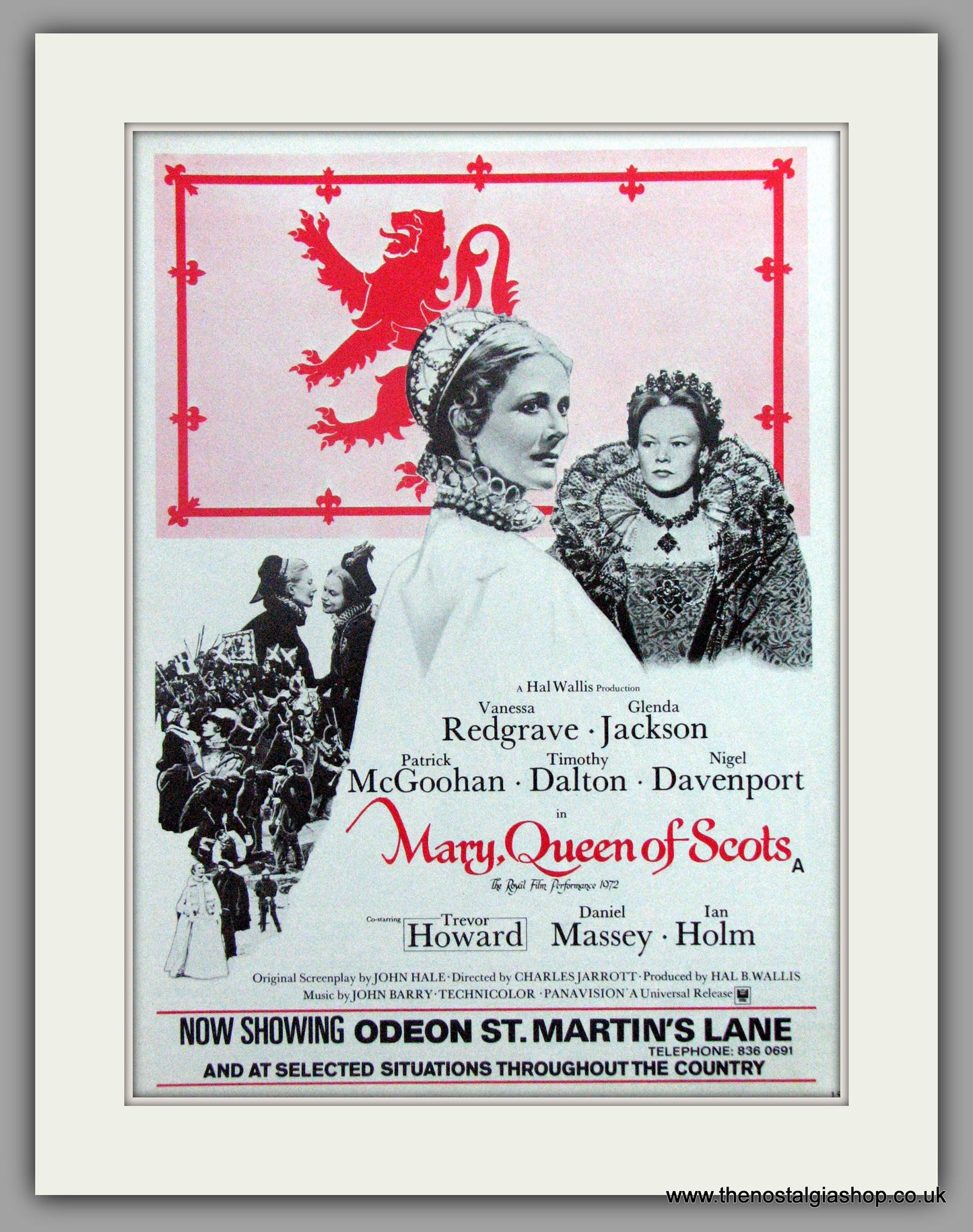 Mary Queen Of Scots. Vintage Advert 1972 (ref AD51212)