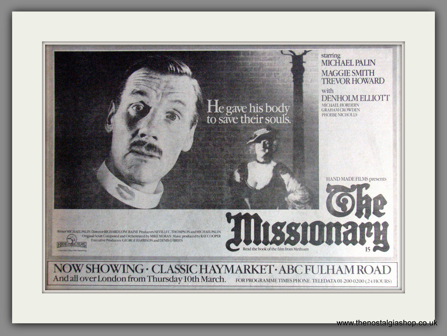 Missionary (The). Vintage Advert 1983 (ref AD51223)