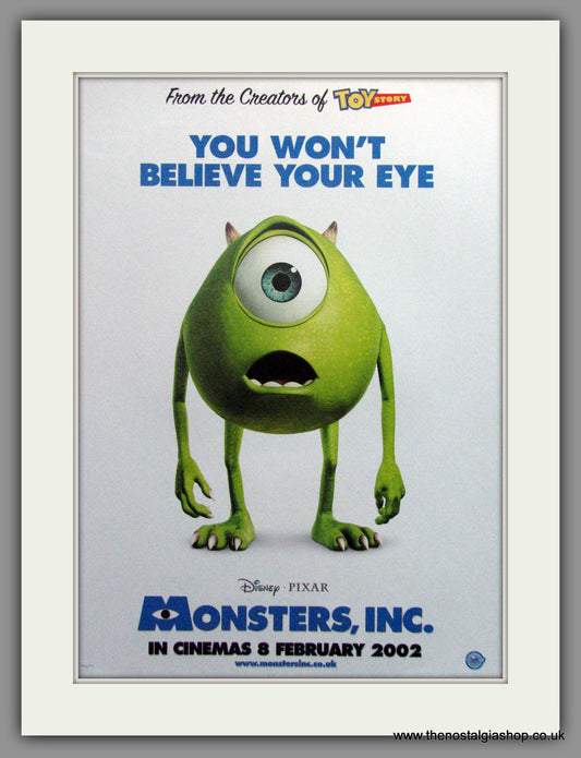 Monsters, Inc Disney. Vintage Advert 2002 (ref AD51230)