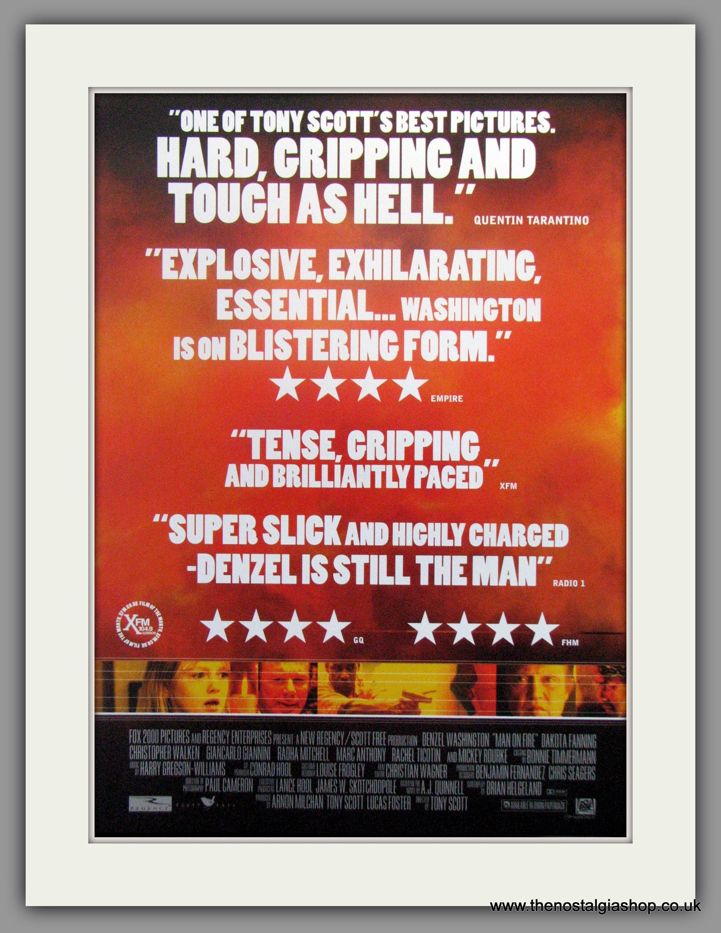 Man On Fire. Vintage Advert 2004 (ref AD51236)