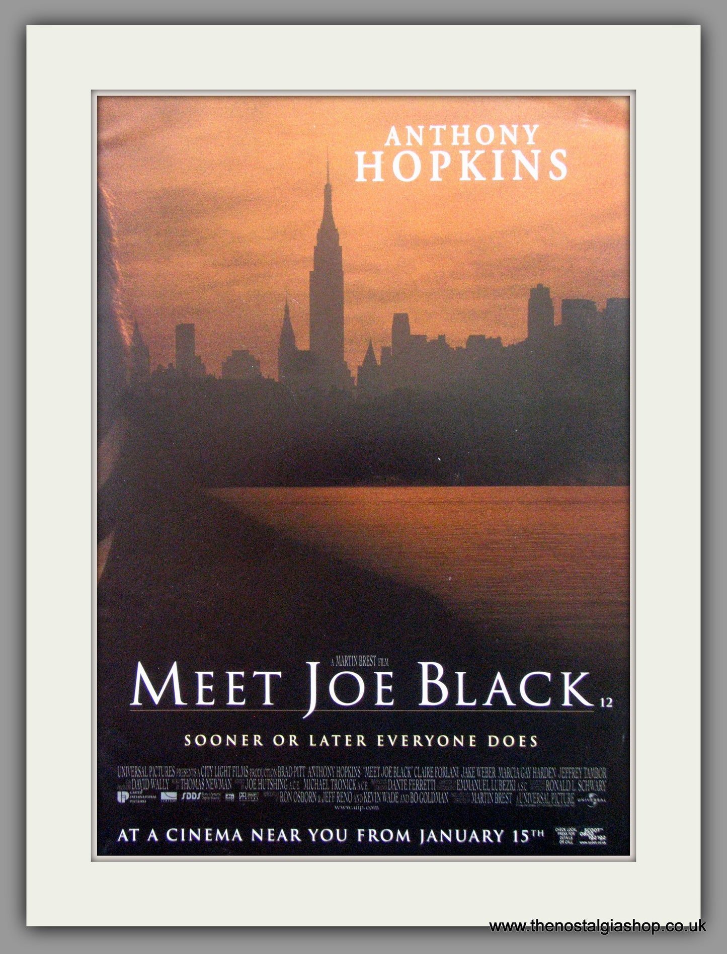Meet Joe Black. Vintage Advert 1998 (ref AD51252)