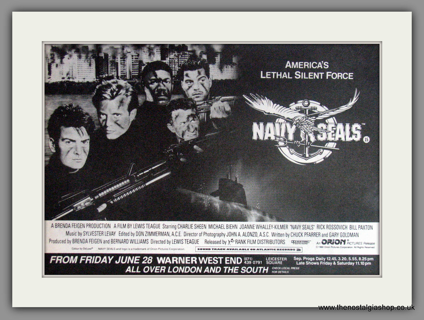 Navy Seals. Vintage Advert 1991 (ref AD51258)