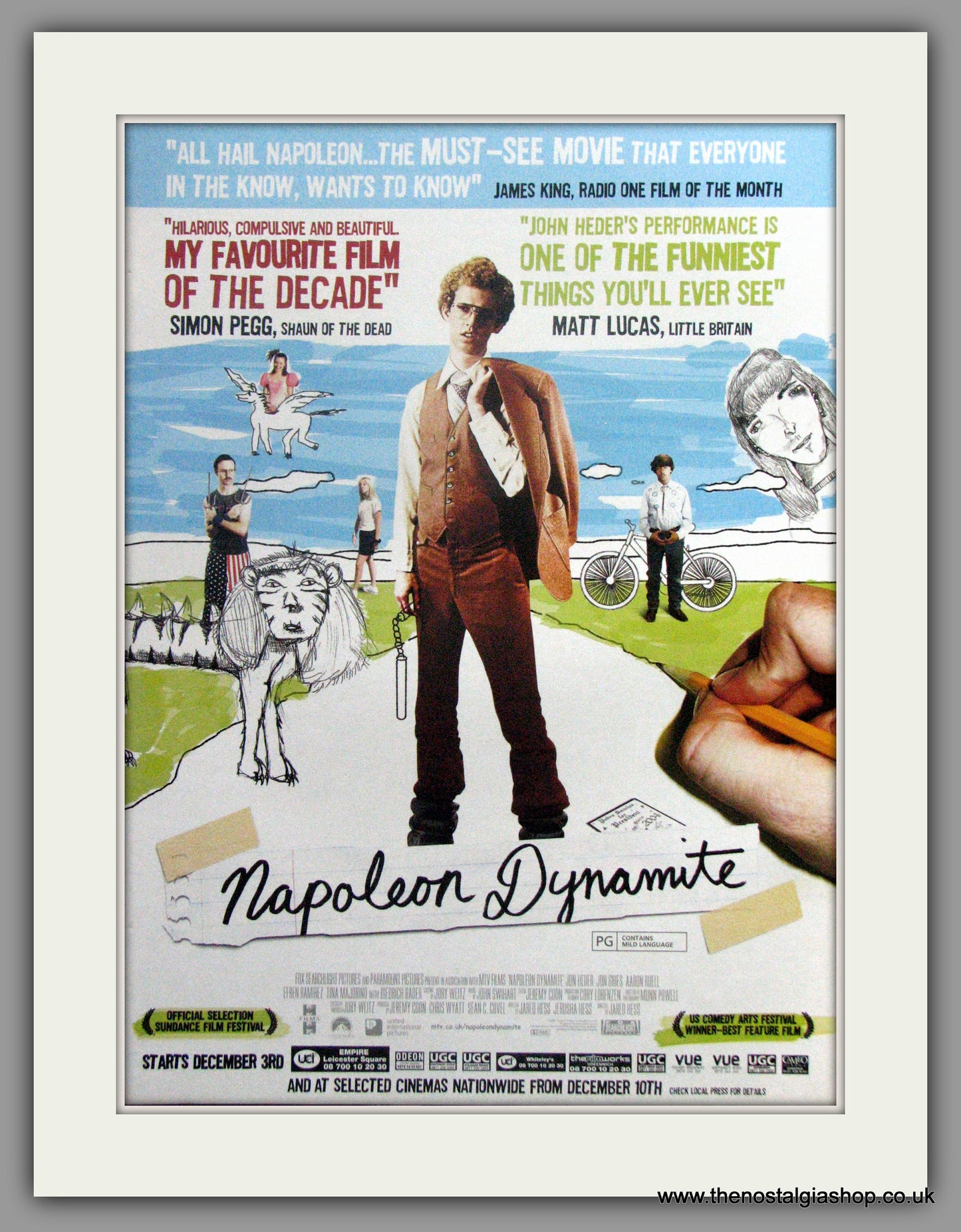 Napoleon Dynamite. Vintage Advert 2004 (ref AD51280)