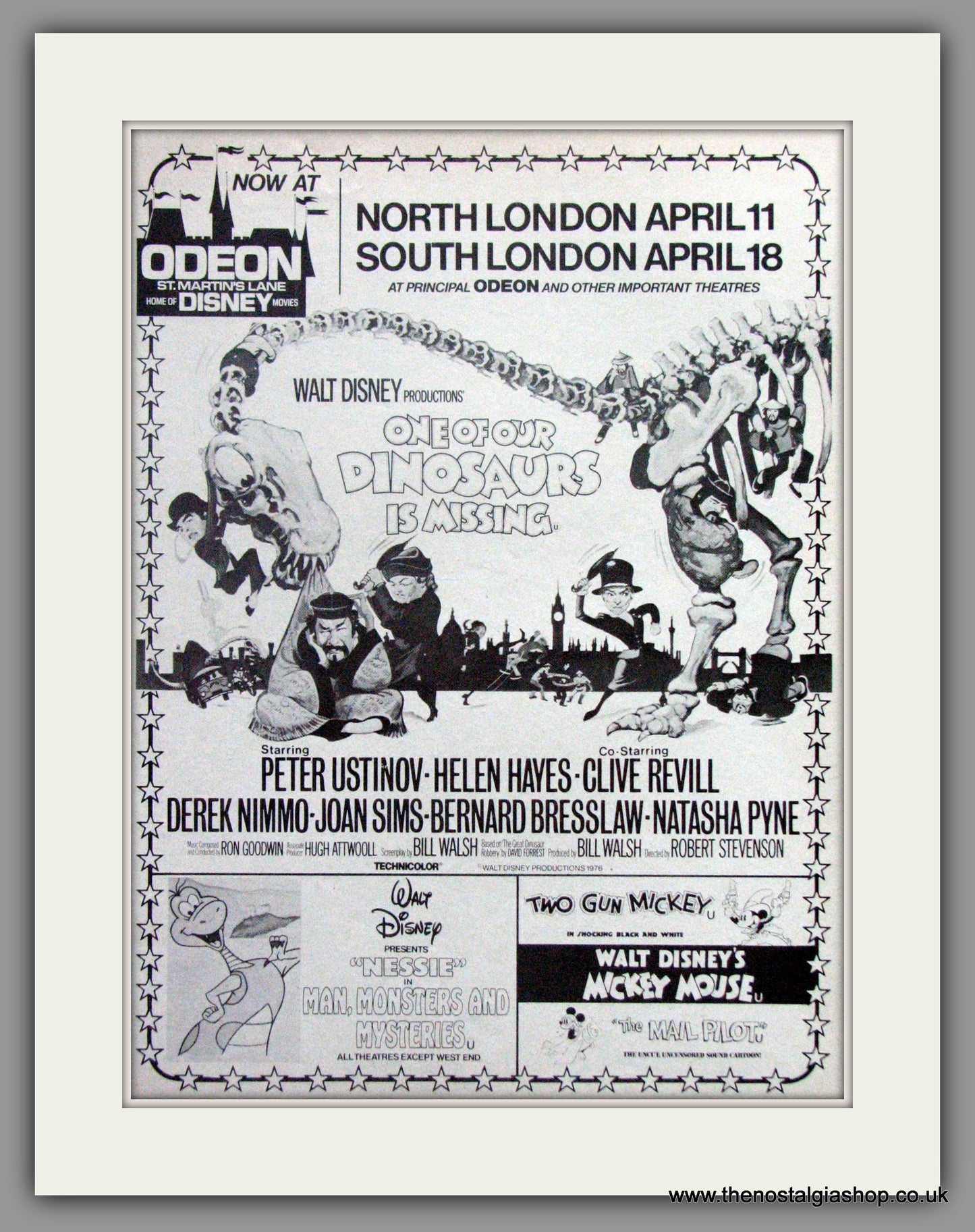 One Of Our Dinosaurs Is Missing Walt Disney. Vintage Advert 1976 (ref AD51289)