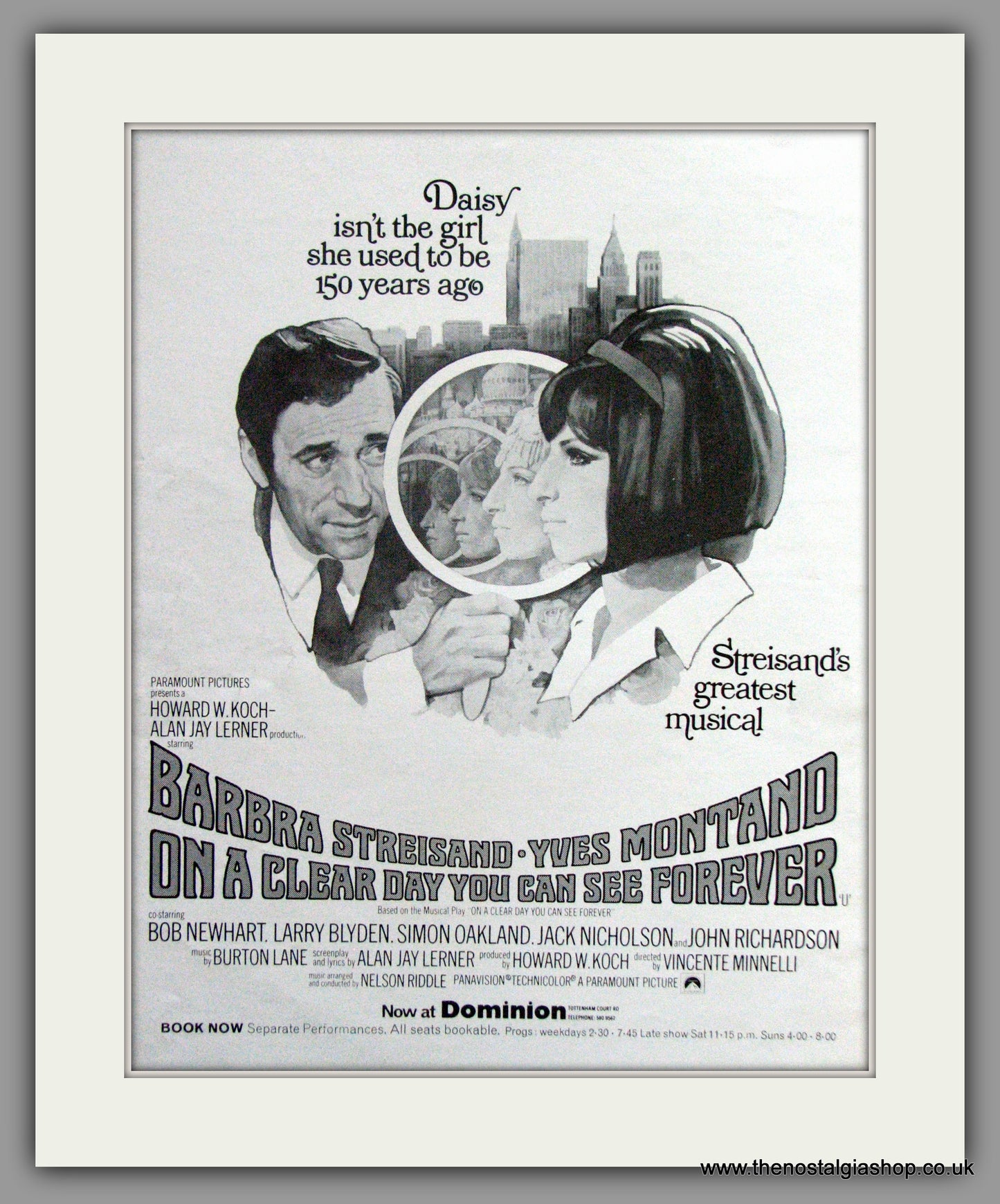 On A Clear Day You Can See Forever. Vintage Advert 1971 (ref AD51291)