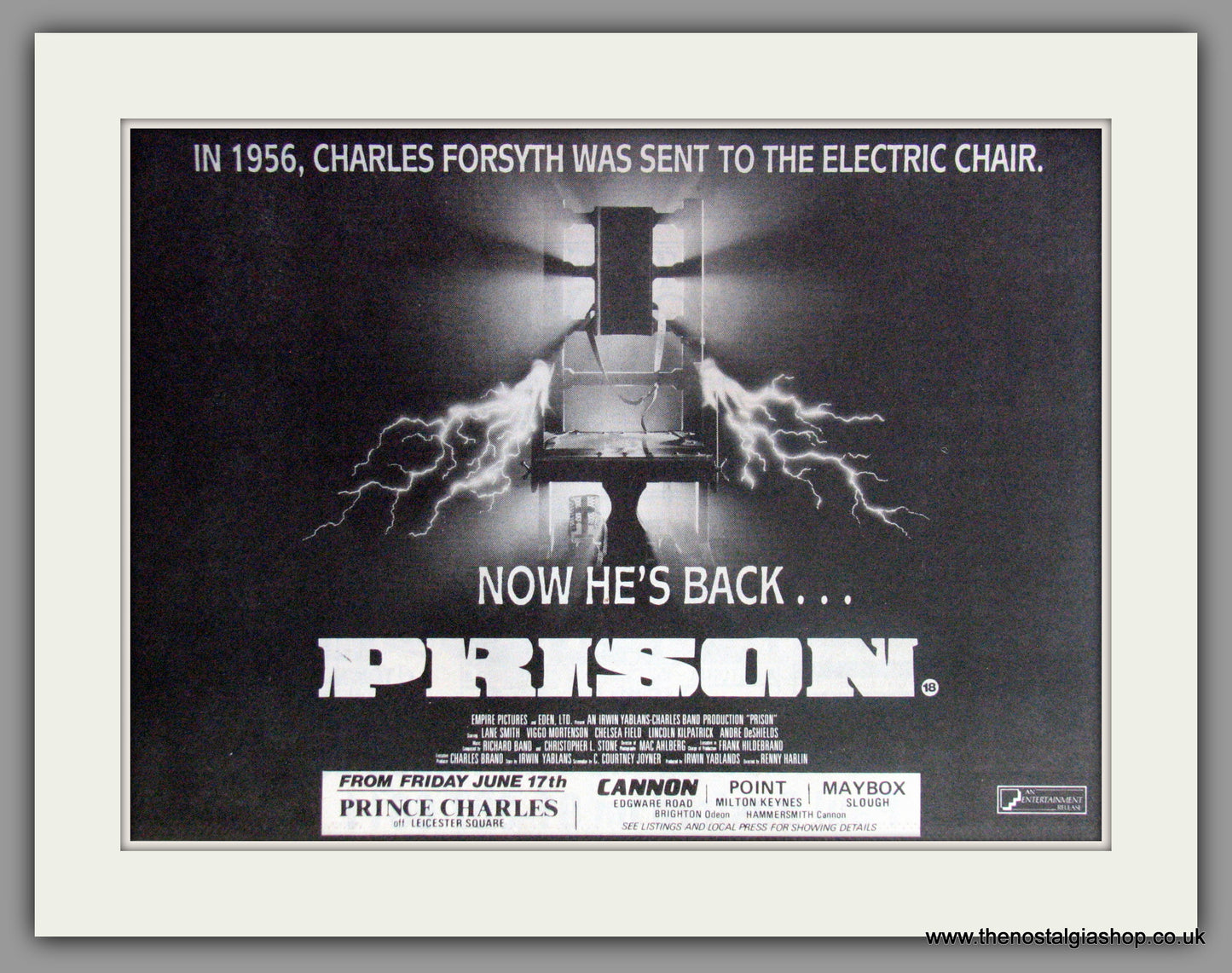 Prison. Original Advert 1988 (ref AD51404)