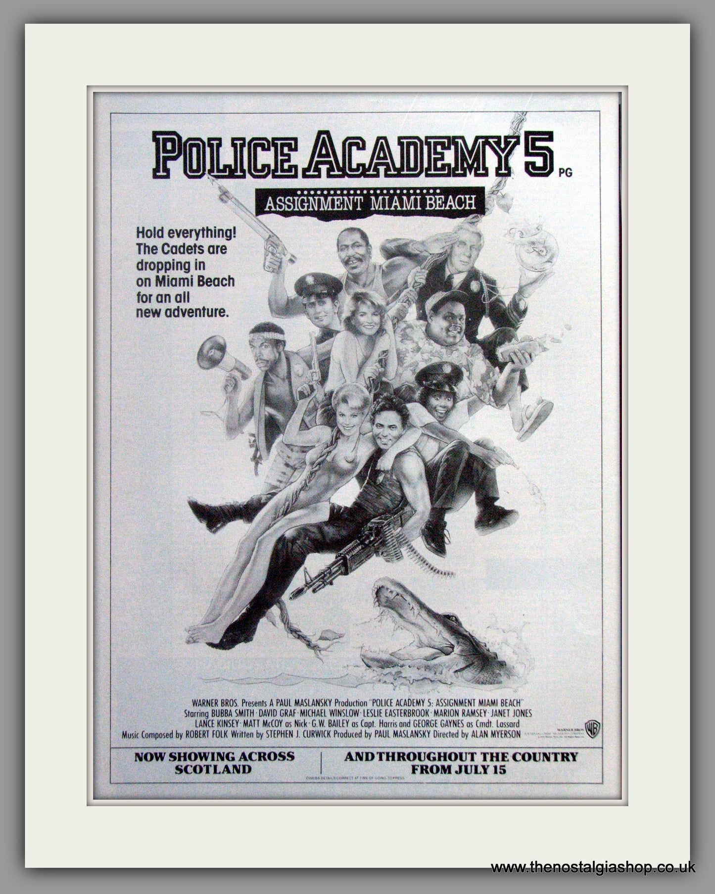 Police Academy 5. Original Advert 1988 (ref AD51409)