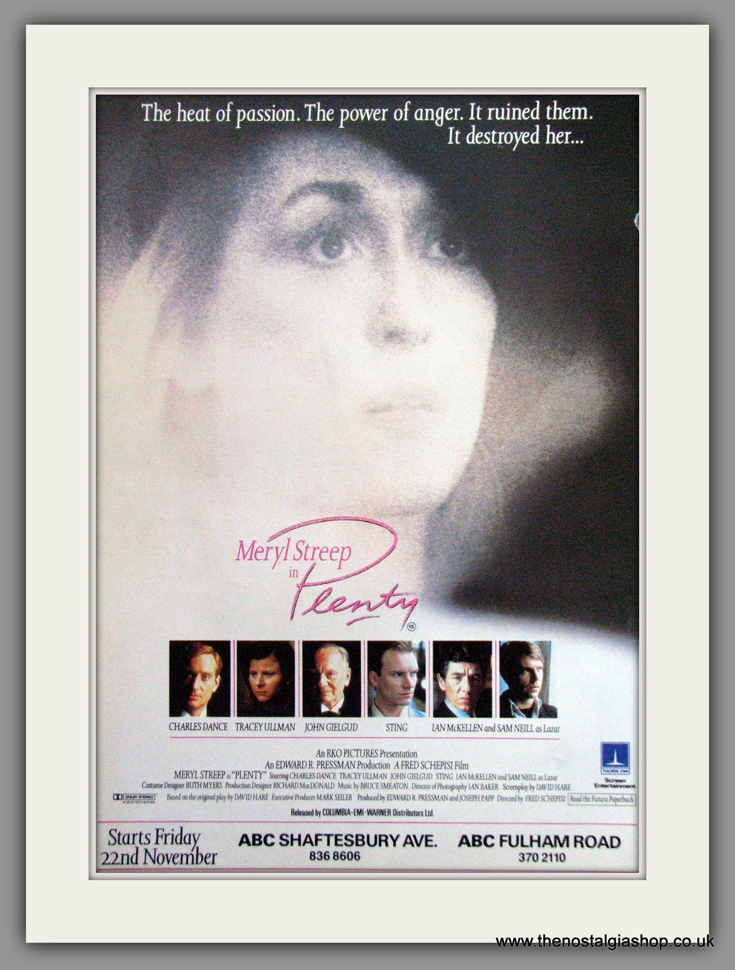 Plenty. Original Advert 1985 (ref AD51451)