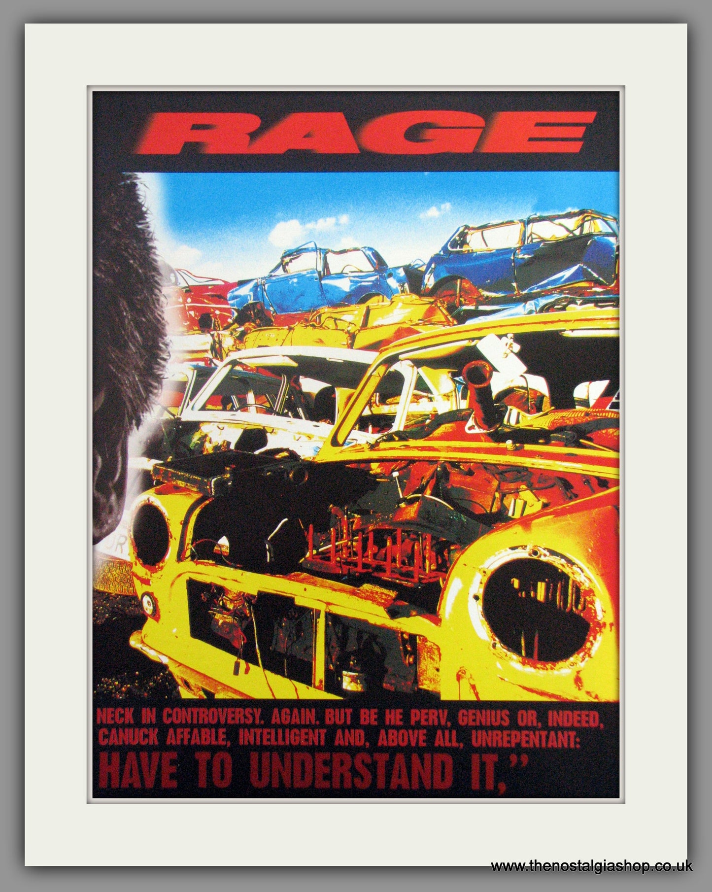Road Rage. Set Of 2 Original Adverts 1997 (ref AD51459)