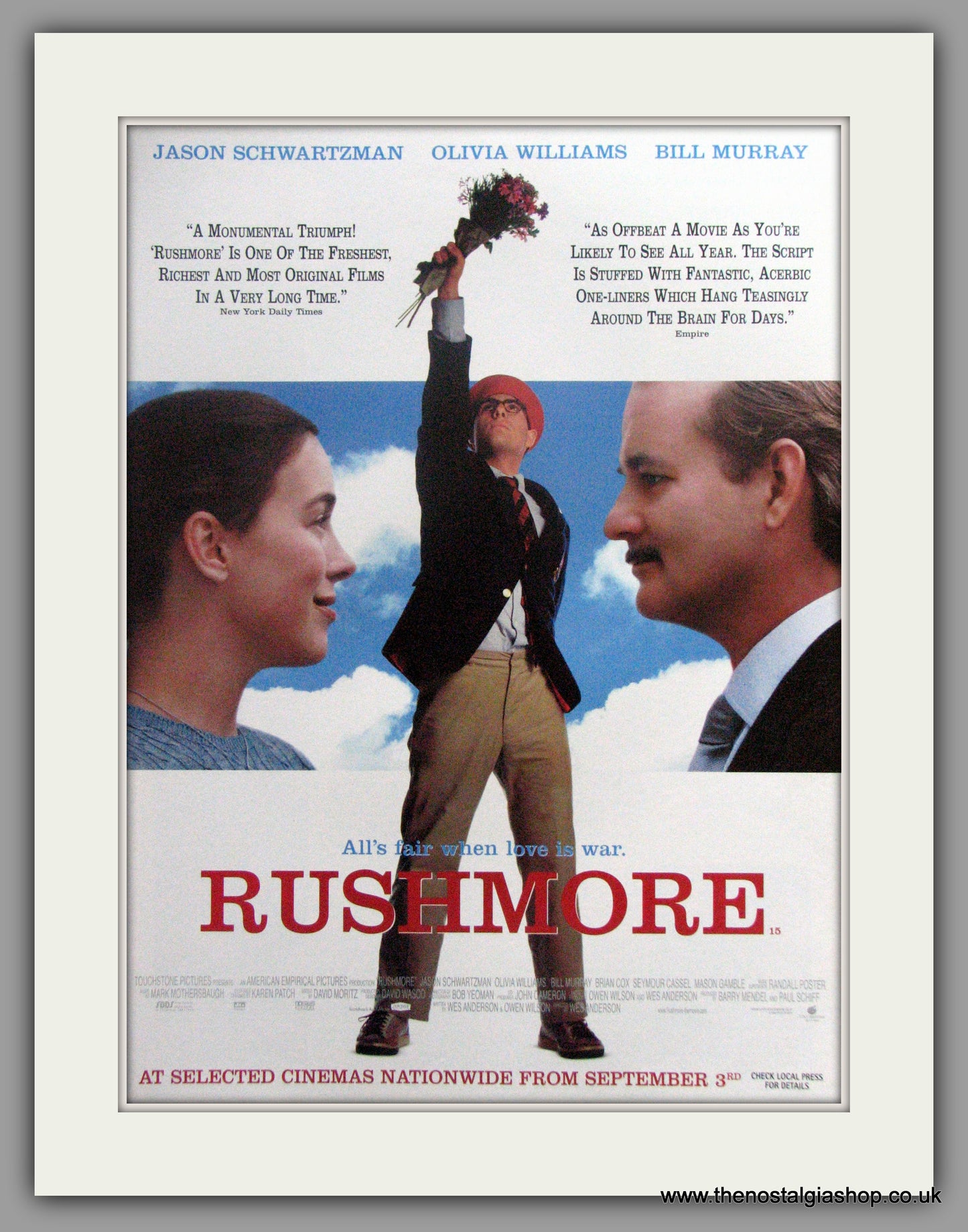 Rushmore. Original Advert 1990 (ref AD51460)