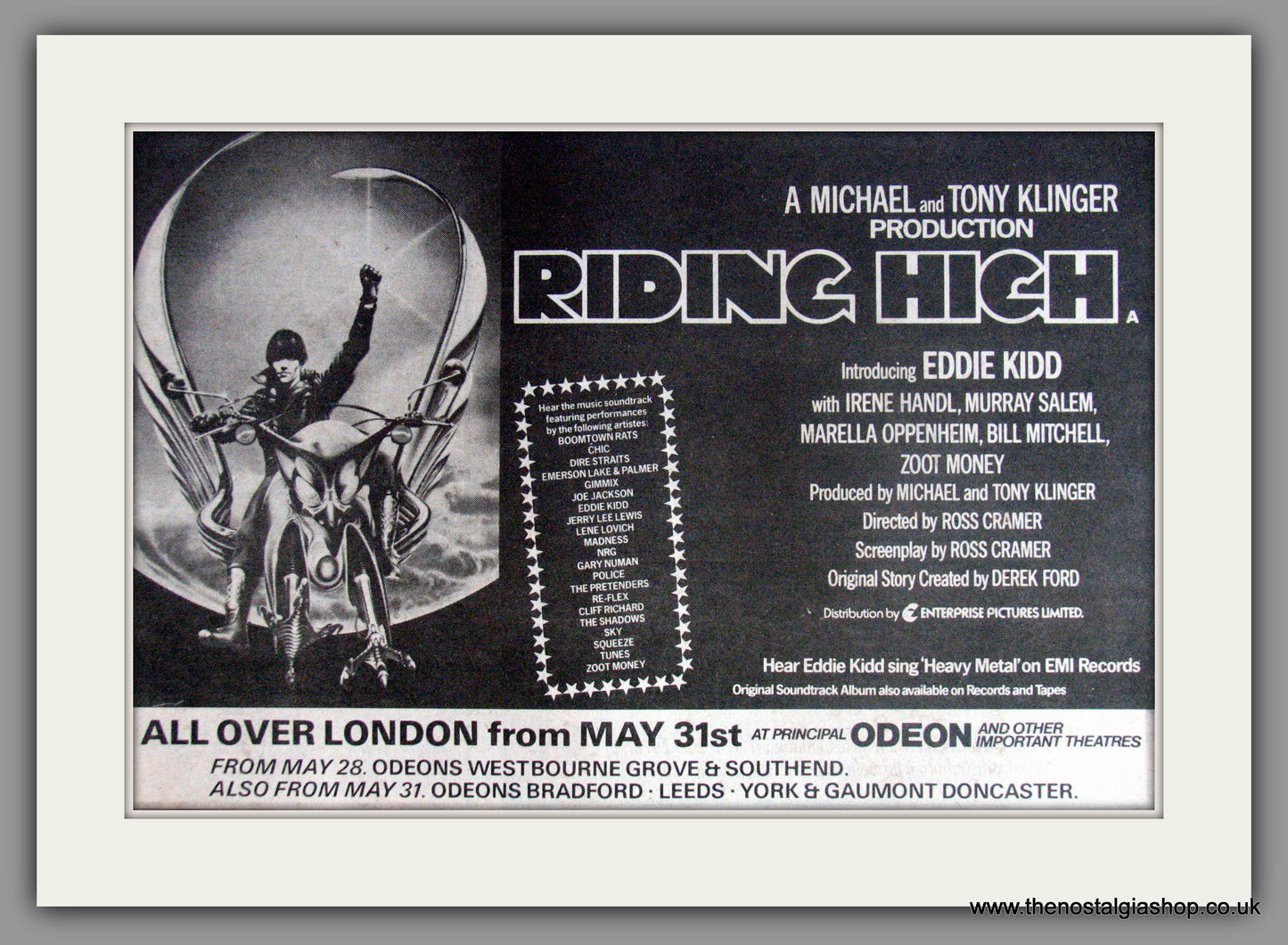 Riding High. Original Advert 1981 (ref AD51492)