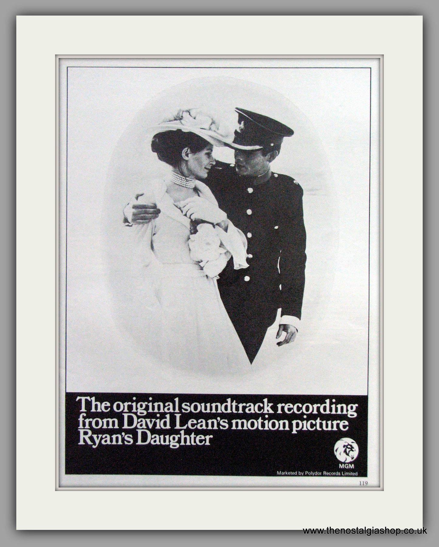 Ryan's Daughter Soundtrack. Set Of 2 Original Adverts 1971 (ref AD51517)
