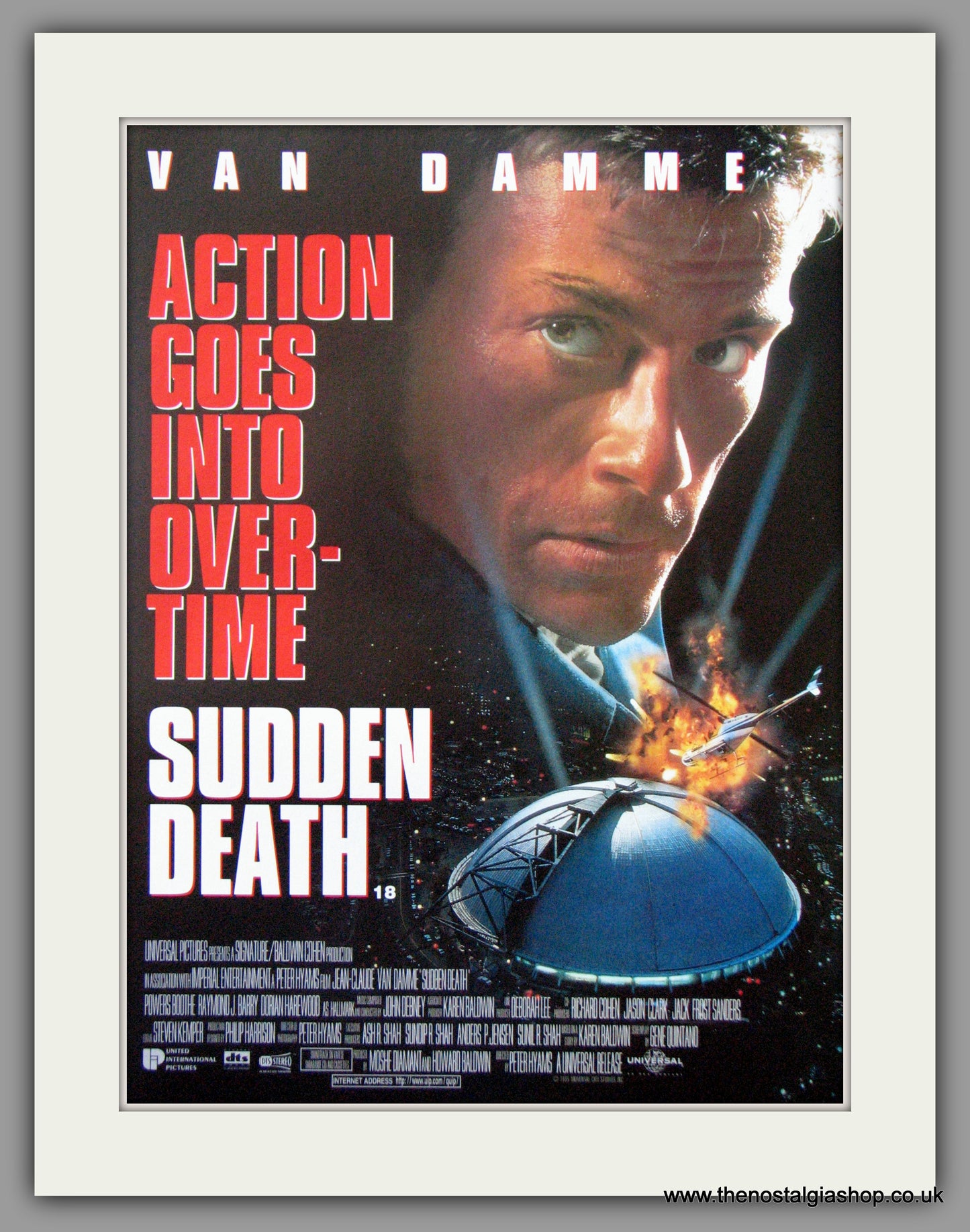 Sudden Death. Original Advert 1996 (ref AD51737)